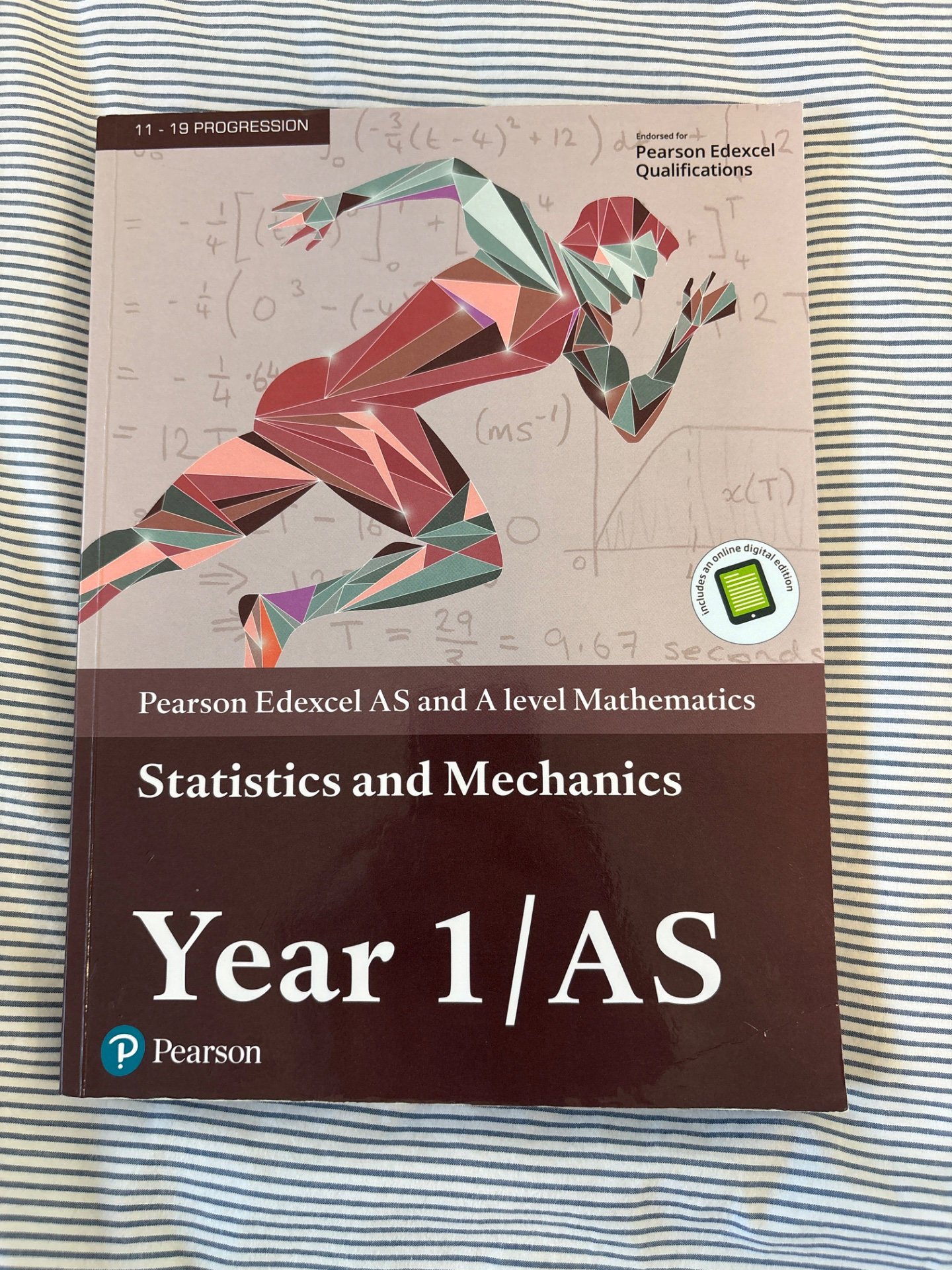 Edexcel Statistics and Mechanics Year 1/AS Textbook, Pearson, One Size, Like New condition — preloved on SilentSale®