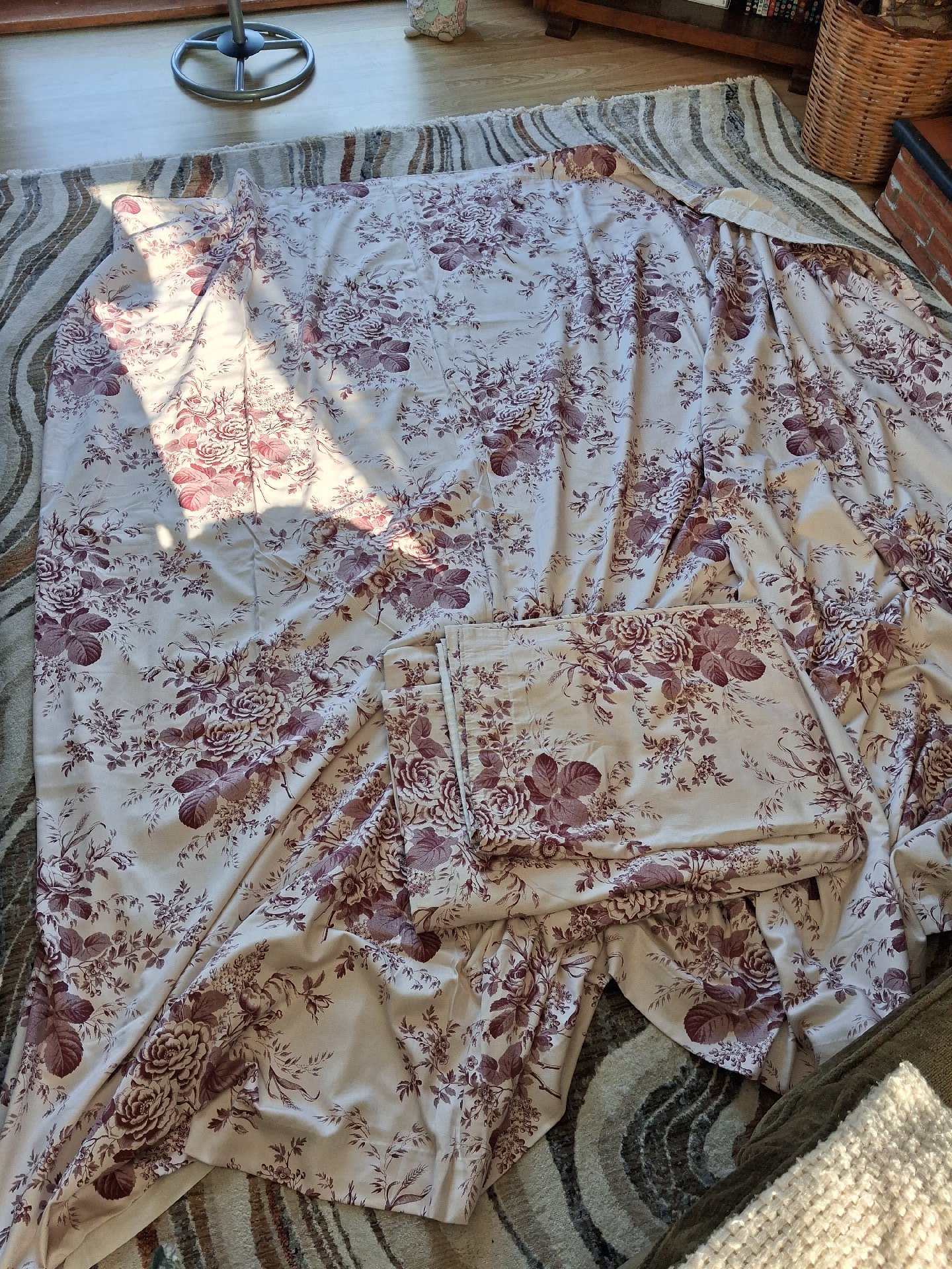 Dorma Floral Curtain Panels  90x90 inch, Dorma, Large, New condition — preloved on SilentSale®