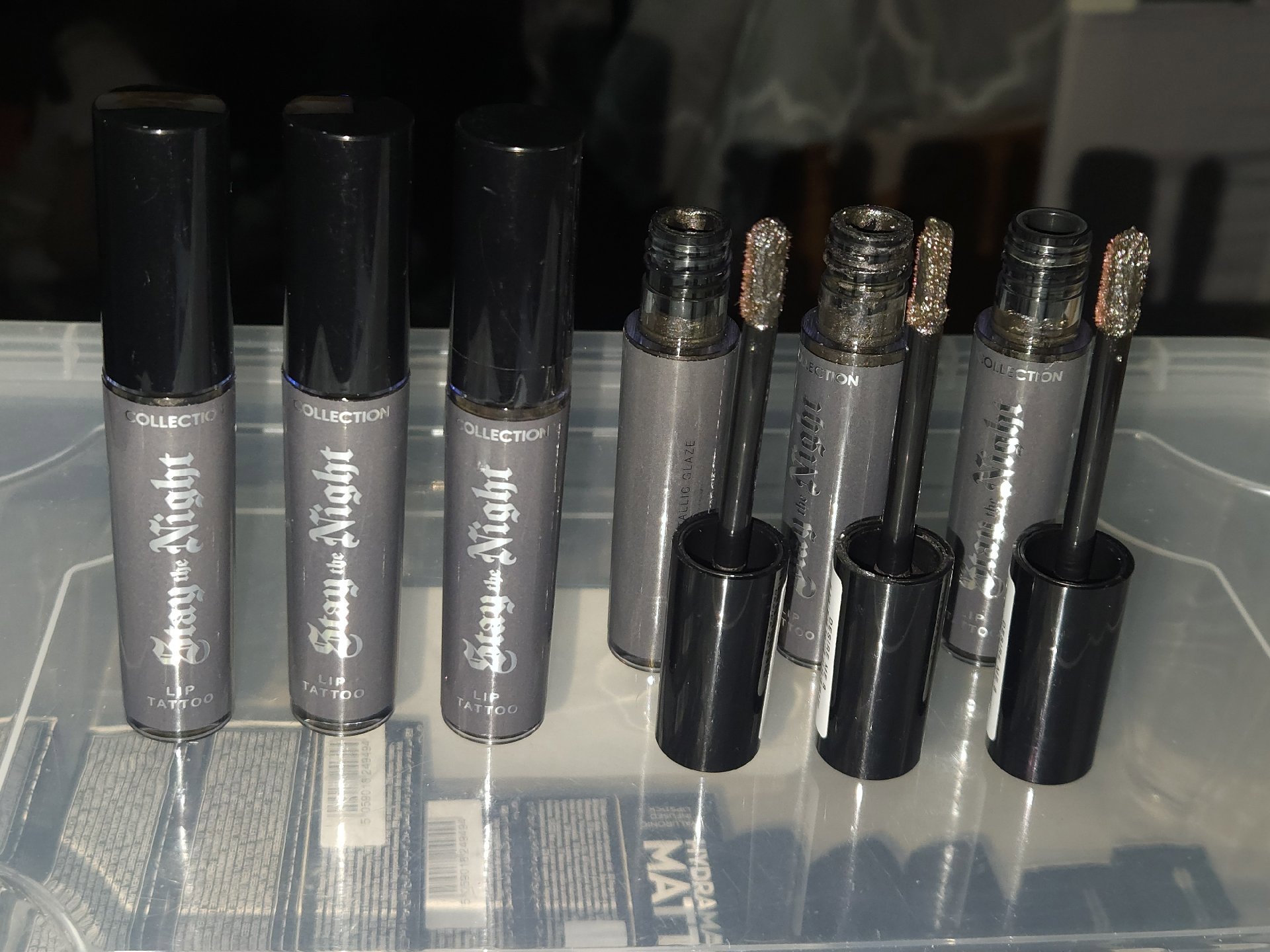 Collection Stay the Night Lip Tattoo Liquid Lipstick Set, Collection, 3.5ml, Good condition — preloved on SilentSale®