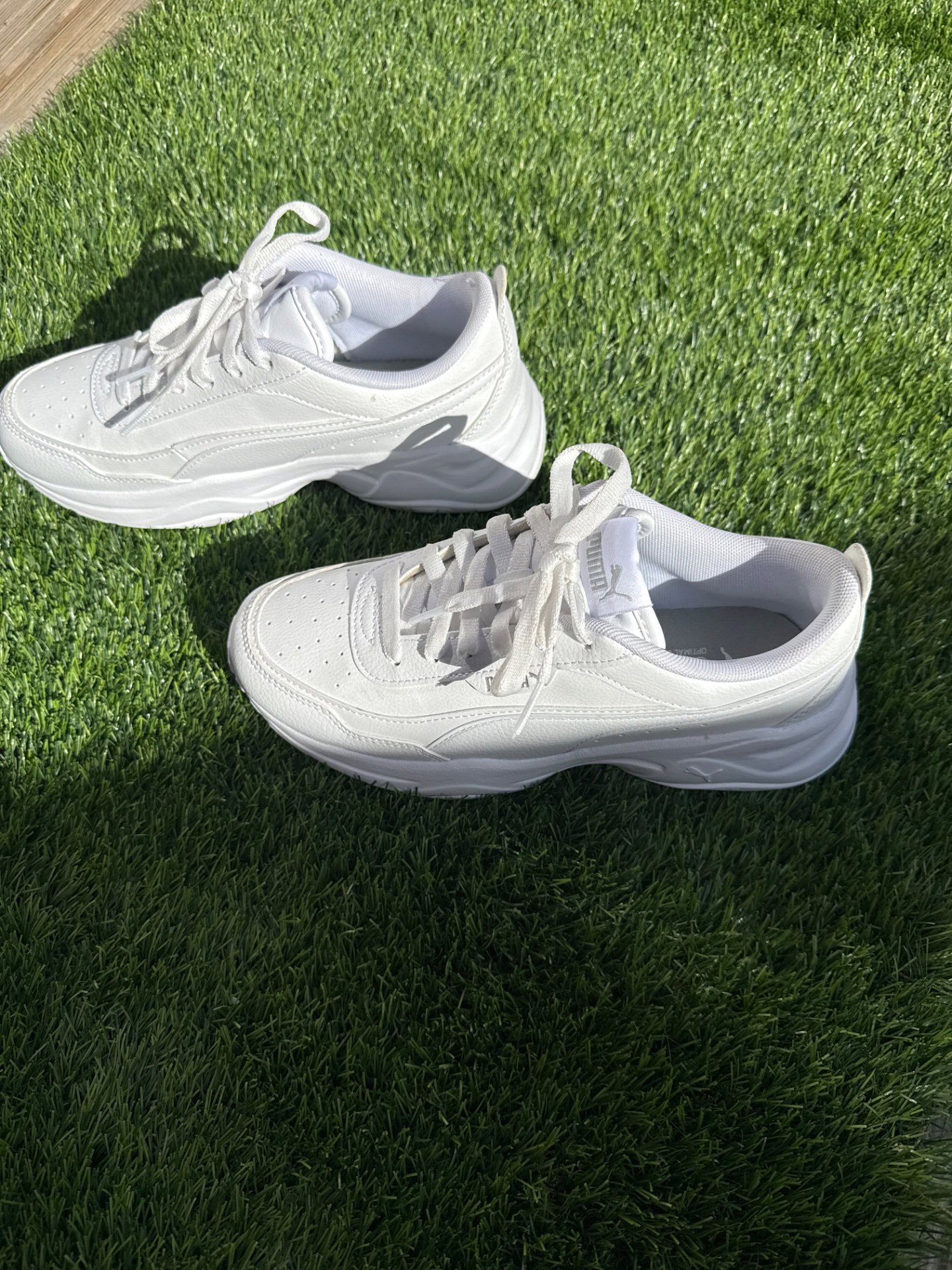 Puma White Trainers UK4, Puma, 4, Excellent condition — preloved on SilentSale®