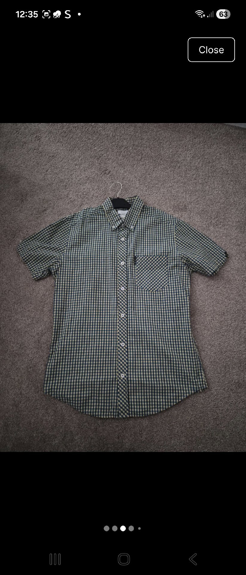 Ben Sherman Green Check Short Sleeve Shirt – Size S, Ben Sherman, S, New condition — preloved on SilentSale®