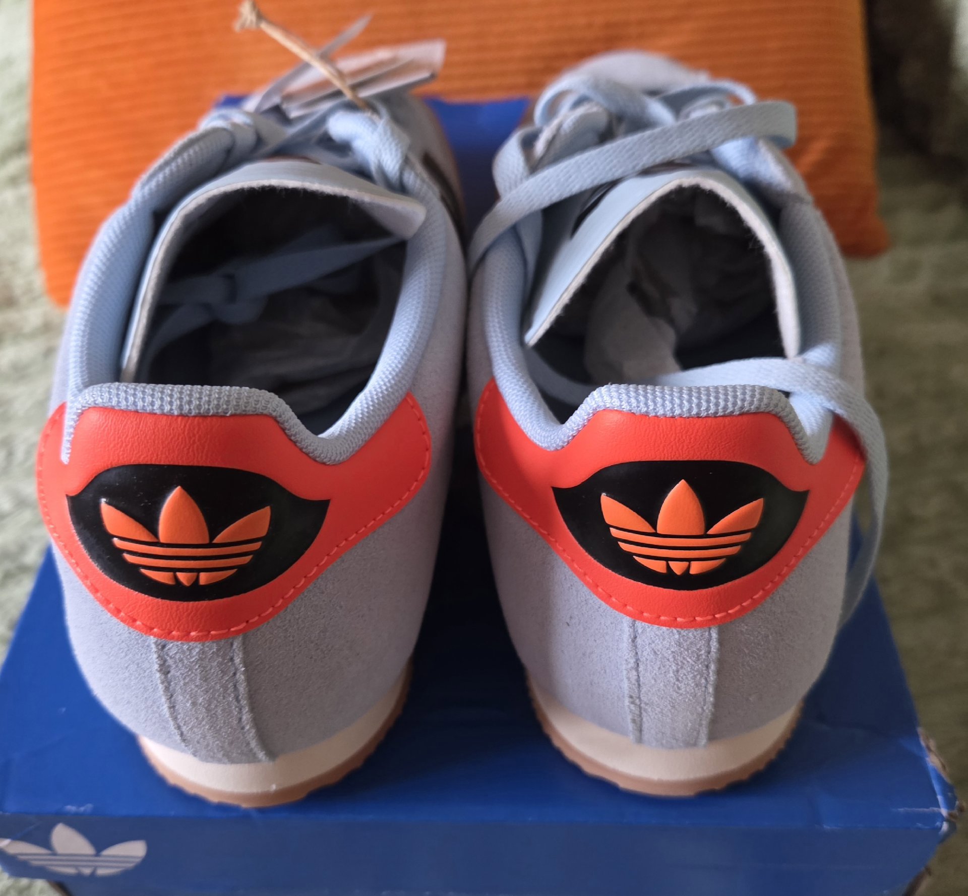 Adidas Samba Light Blue Suede Trainers – UK 9, Adidas, 9, New condition — preloved on SilentSale®