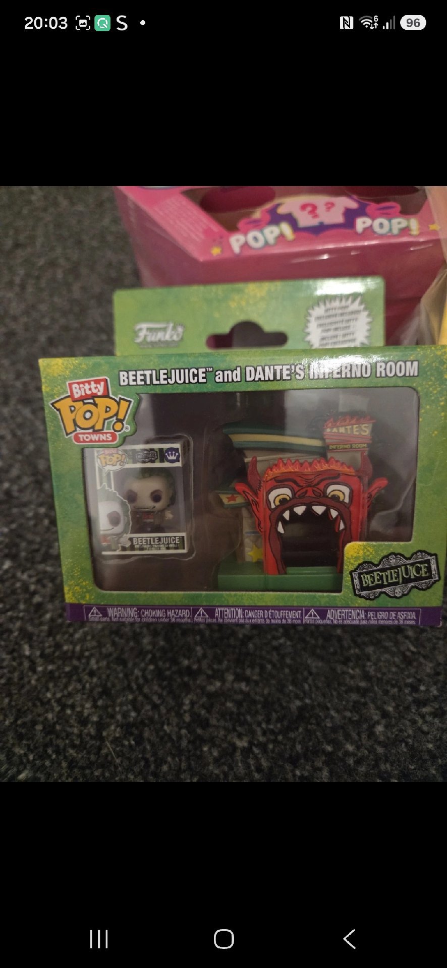 Funko Bitty Pop Towns Beetlejuice and Dante's Inferno Room Set, Funko, 3 years, New condition — preloved on SilentSale®