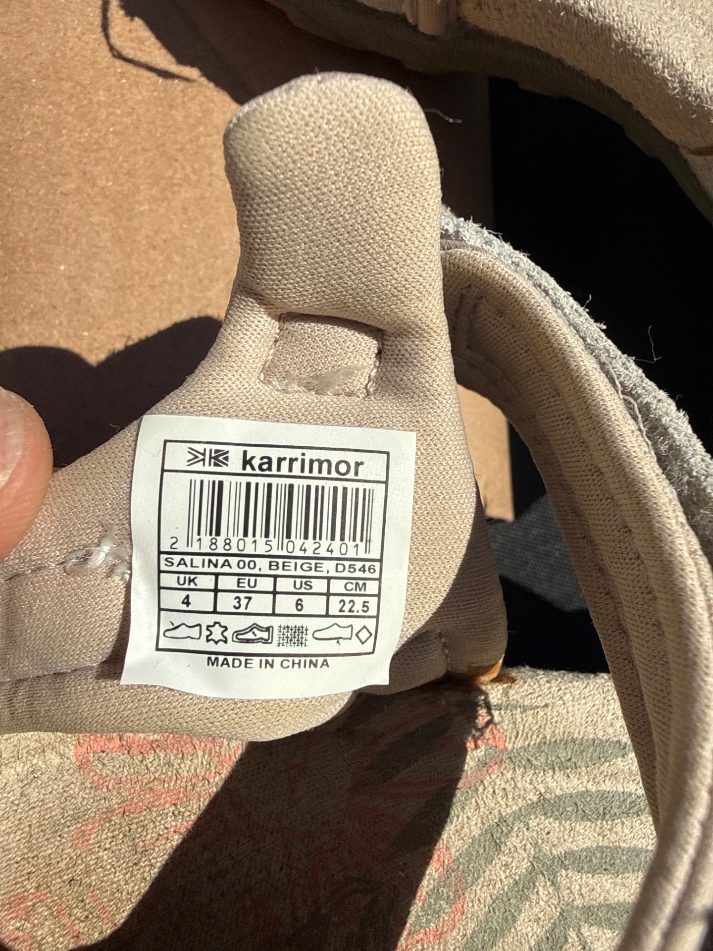 Karrimor Beige Sandals – UK 5, Karrimor, 4, Good condition — preloved on SilentSale®