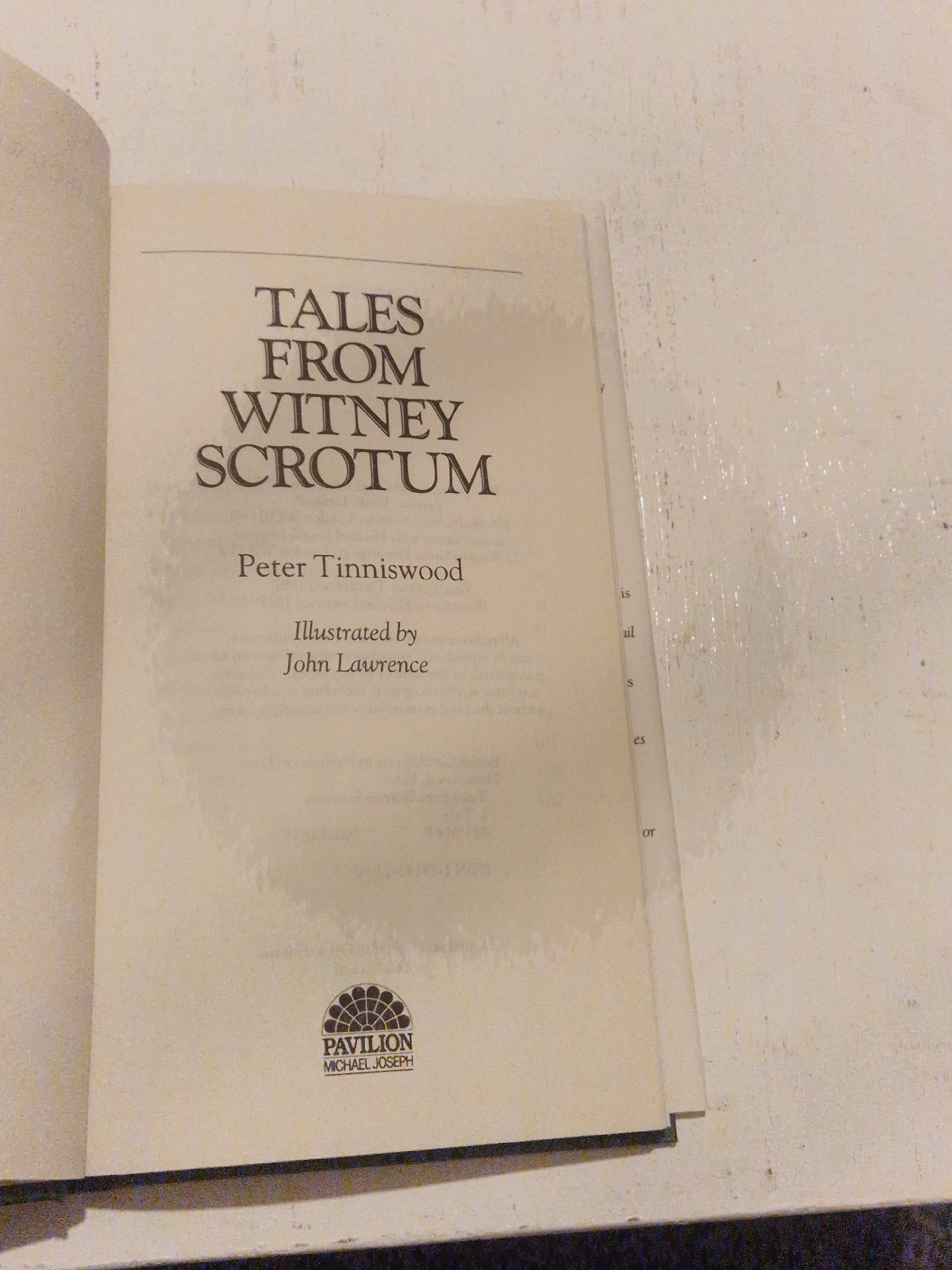 Tales From Witney Scrotum Book, Unbranded, Hardback, New condition — preloved on SilentSale®