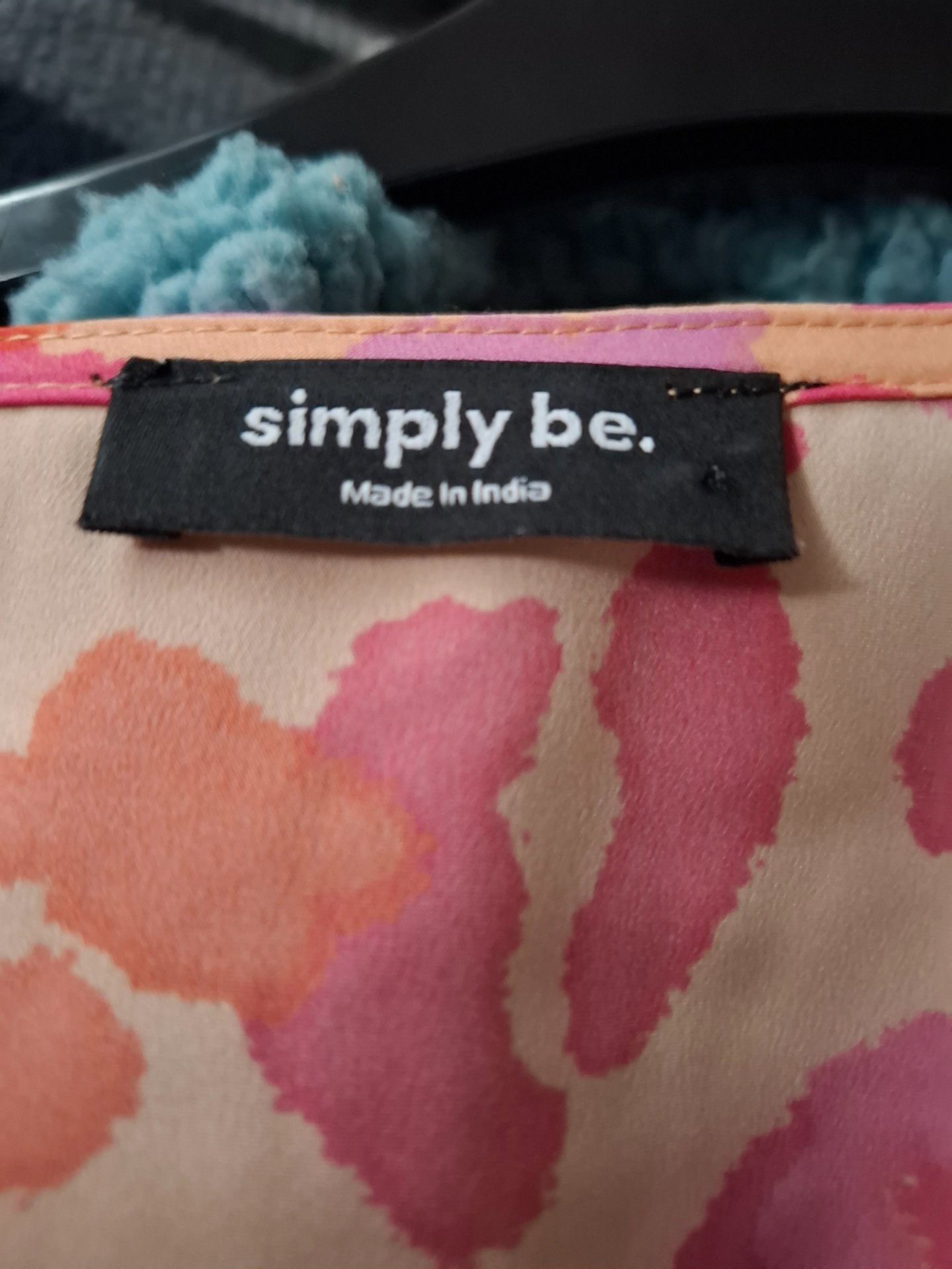 Simply Be Pink and Orange Floral Mini Dress, Simply Be, 10, New condition — preloved on SilentSale®