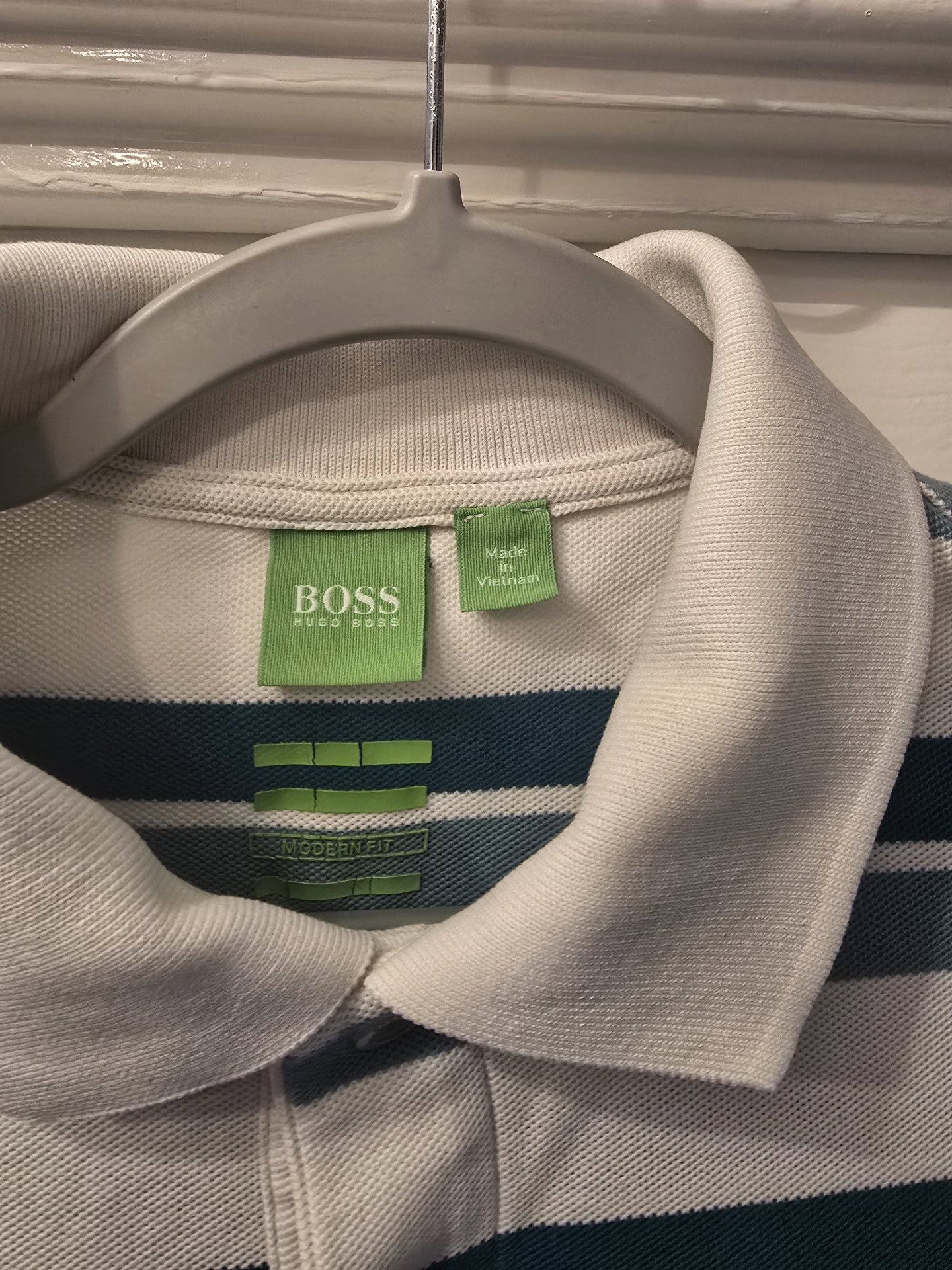 Hugo Boss Striped Polo Shirt, Hugo Boss, M, Like New condition — preloved on SilentSale®
