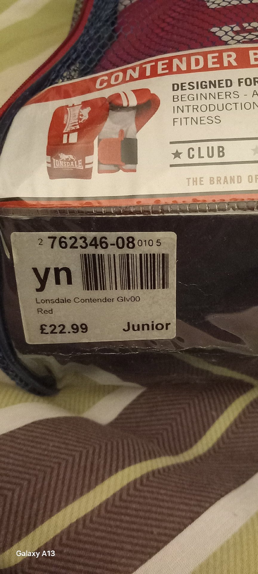 Lonsdale Junior Contender Boxing Gloves Red, Lonsdale, Junior, Excellent condition — preloved on SilentSale®