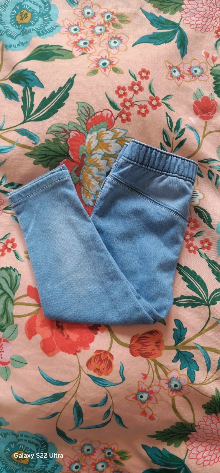 Girls jeans, Nutmeg, 9-12 months / 74 cm, Excellent condition — preloved on SilentSale®