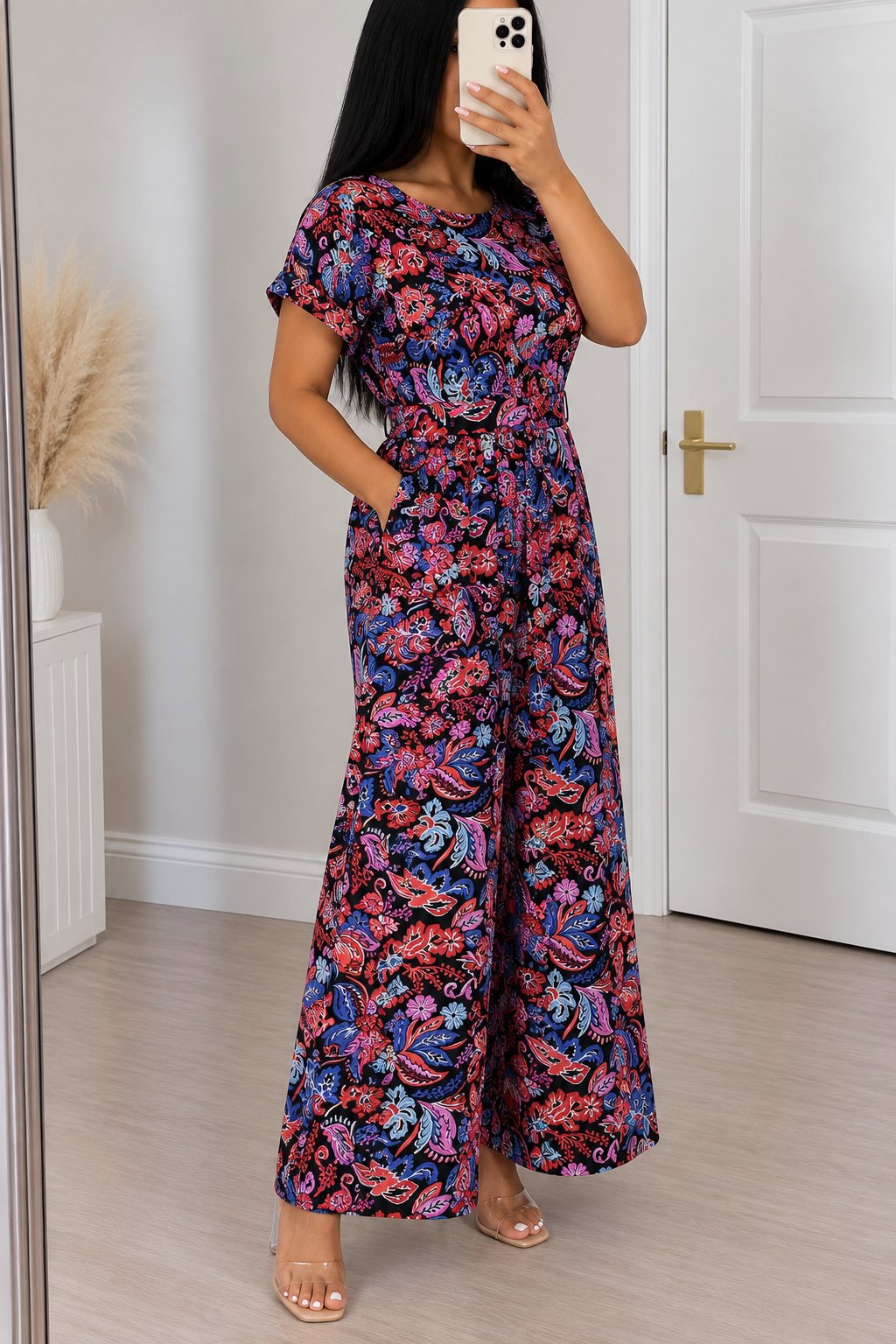 Floral Print Wide Leg Jumpsuit, Next, 12, Excellent condition — preloved on SilentSale®