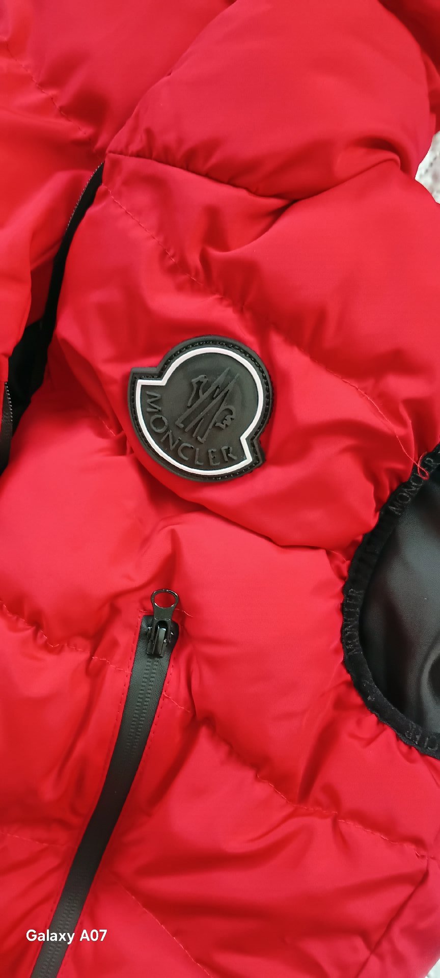 Moncler Red Puffer Jacket, Moncler, XL, Excellent condition — preloved on SilentSale®