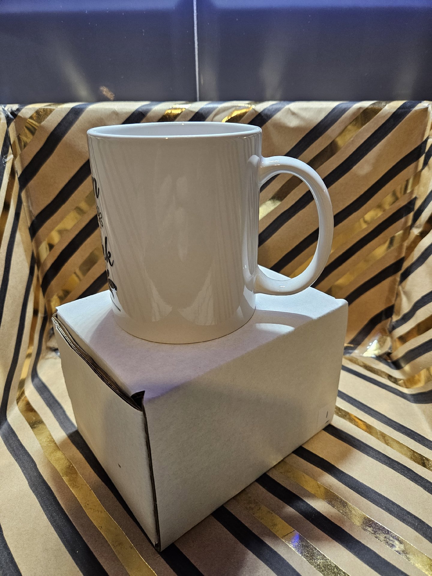 Ceramic Mug with 'Hold on Let Me Overthink This' Print, Unbranded, One Size, New condition — preloved on SilentSale®