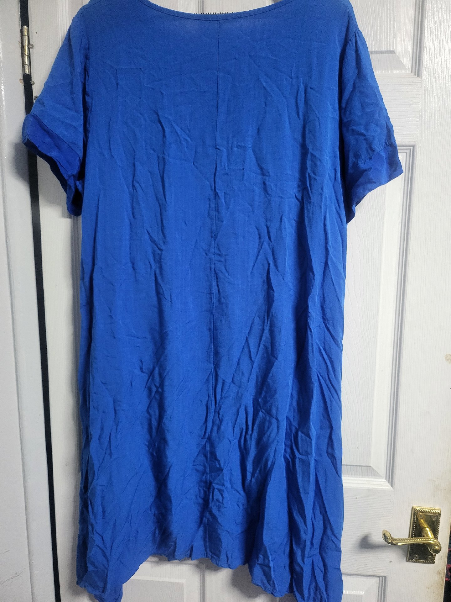Blue Loose Fit Midi Dress, made in Italy, L, Like New condition — preloved on SilentSale®