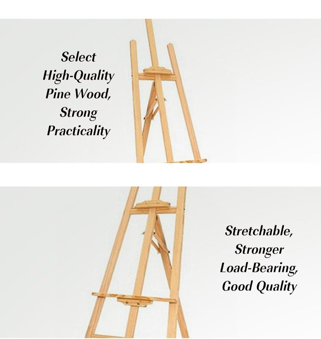 Wooden Adjustable Artist Easel Stand, Easel, One Size, Excellent condition — preloved on SilentSale®