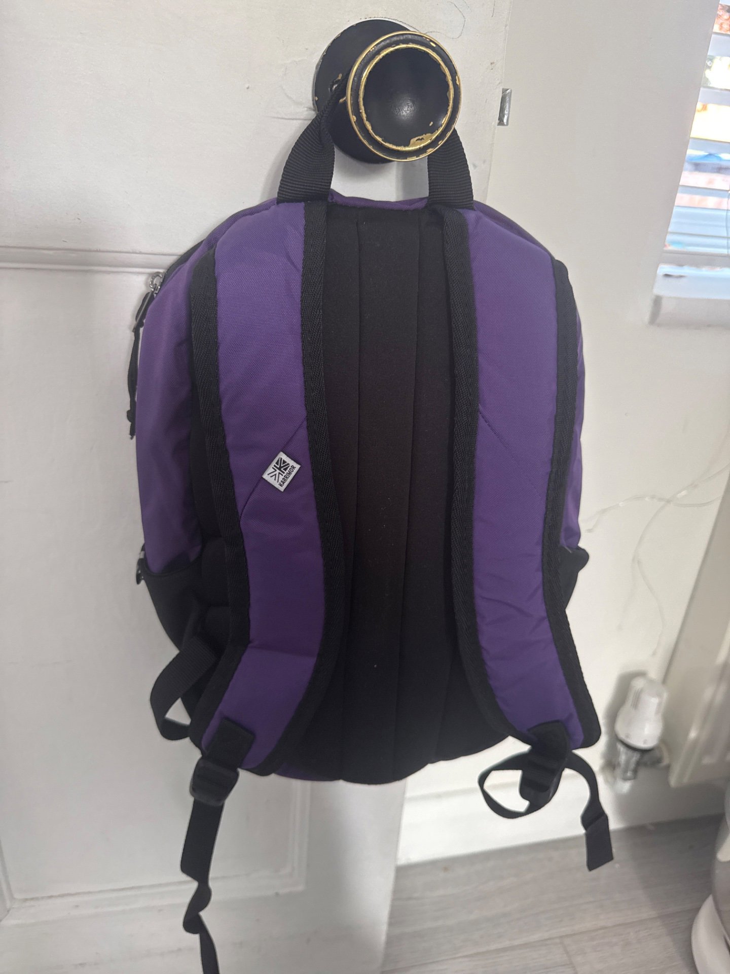 Karrimor Purple Backpack with Black Accents, Karrimor, Small, Excellent condition — preloved on SilentSale®