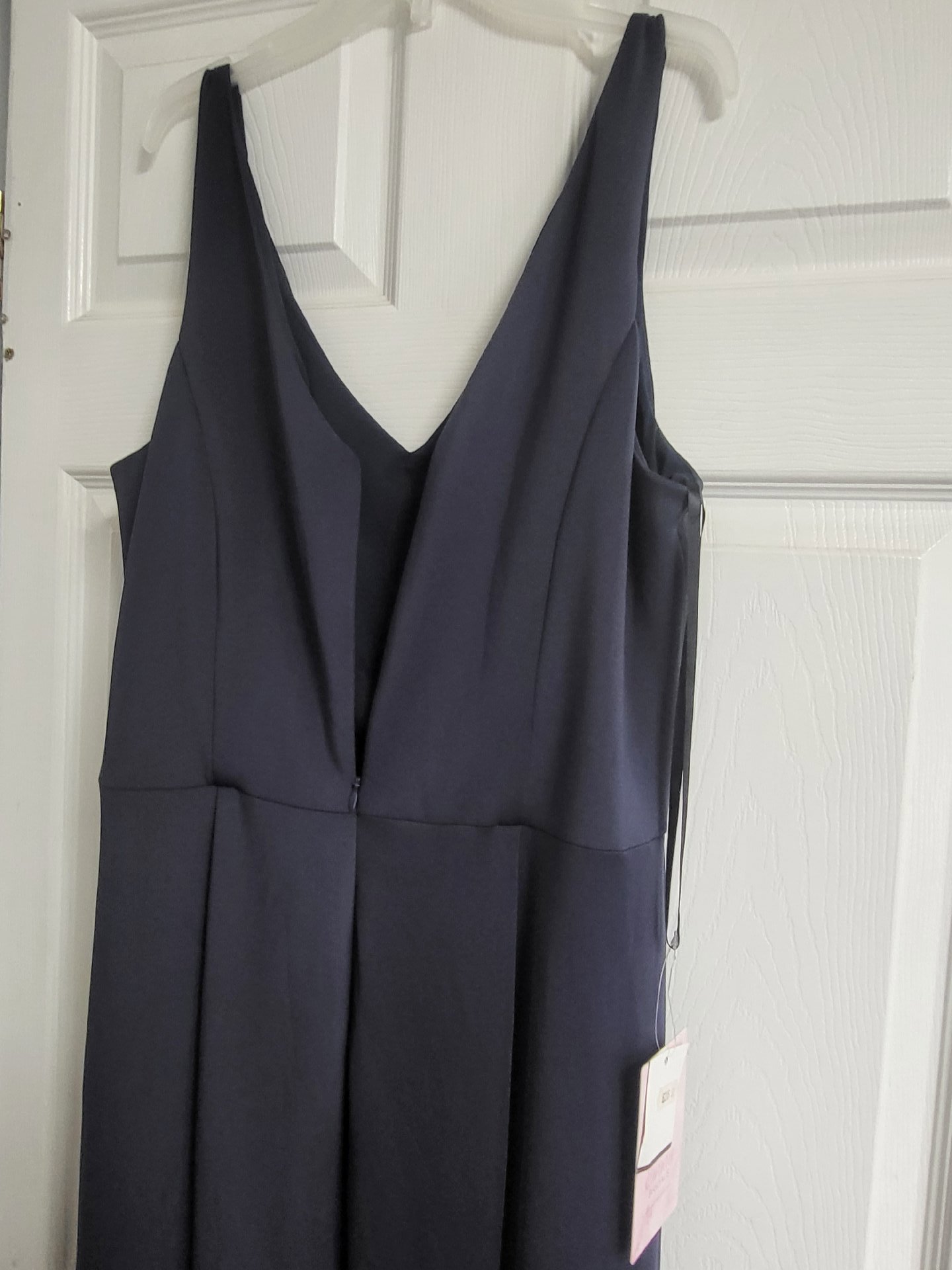 Emma Bridals Navy Blue Ruched Maxi Dress, Emma Bridals, S, New condition — preloved on SilentSale®