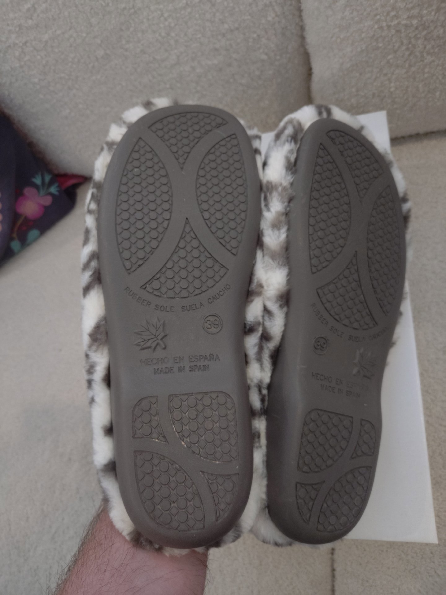 Lotus White Leopard Print Slippers – UK 6, Lotus, 6, New condition — preloved on SilentSale®