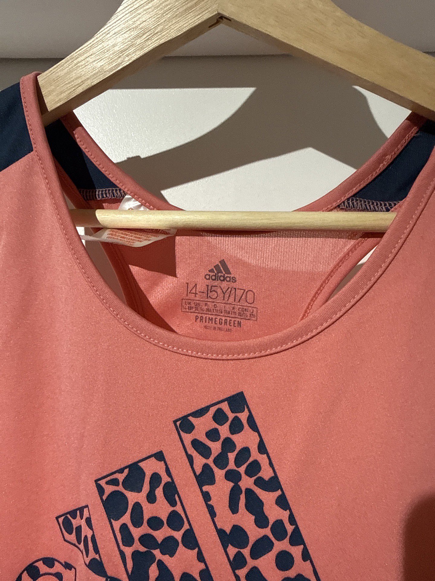 Adidas Pink Sports Vest Top – Age 14-15 Y / 170 cm, Adidas, 14-15 Y / 170 cm, Like New condition — preloved on SilentSale®