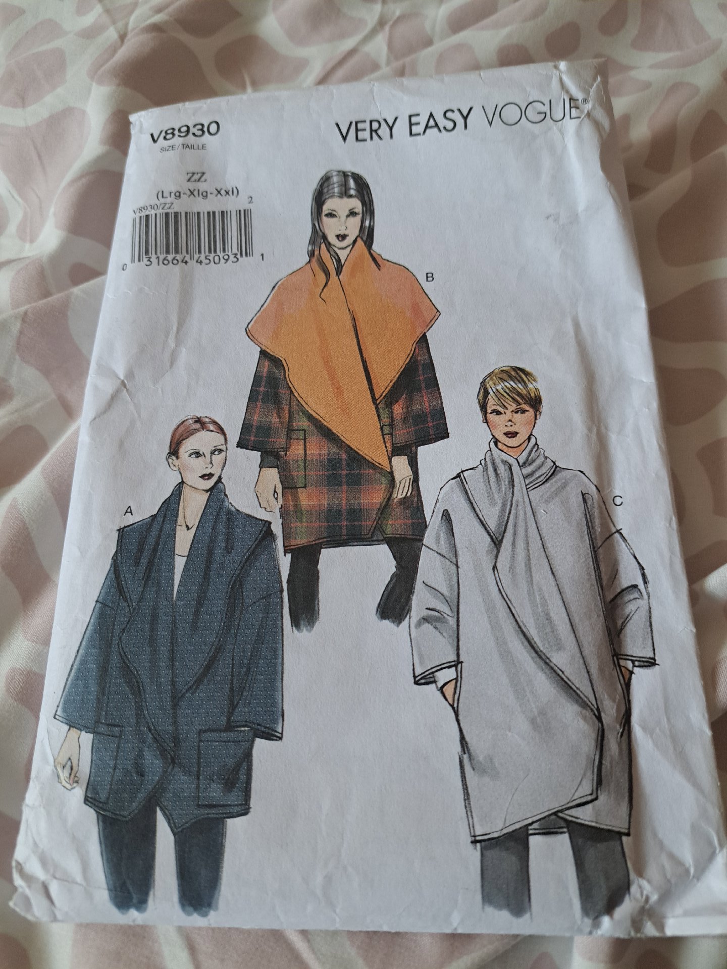 McCall PatternMisses' Jacket-L-XL-XXL, McCall Pattern, Small (up to A4), Excellent condition — preloved on SilentSale®