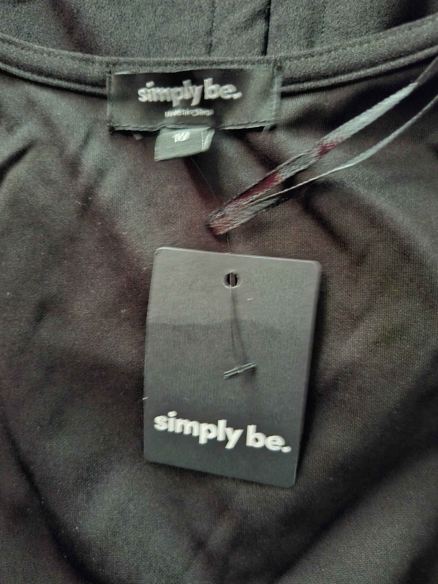 Simply Be Black Ruched Midi Dress – Size 10, Simply Be, 10, New condition — preloved on SilentSale®