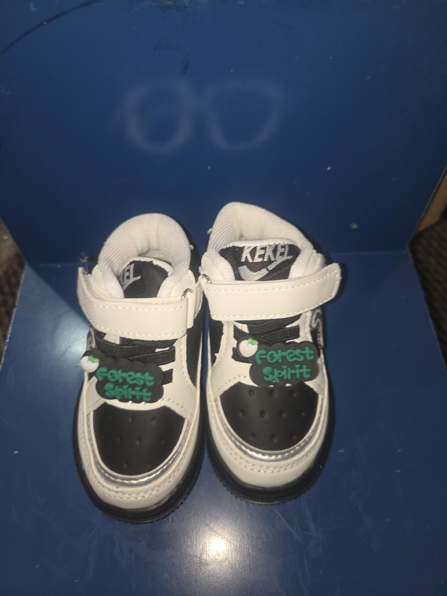 Kekel Black and White Toddler Trainers, Kekel, 4, New condition — preloved on SilentSale®