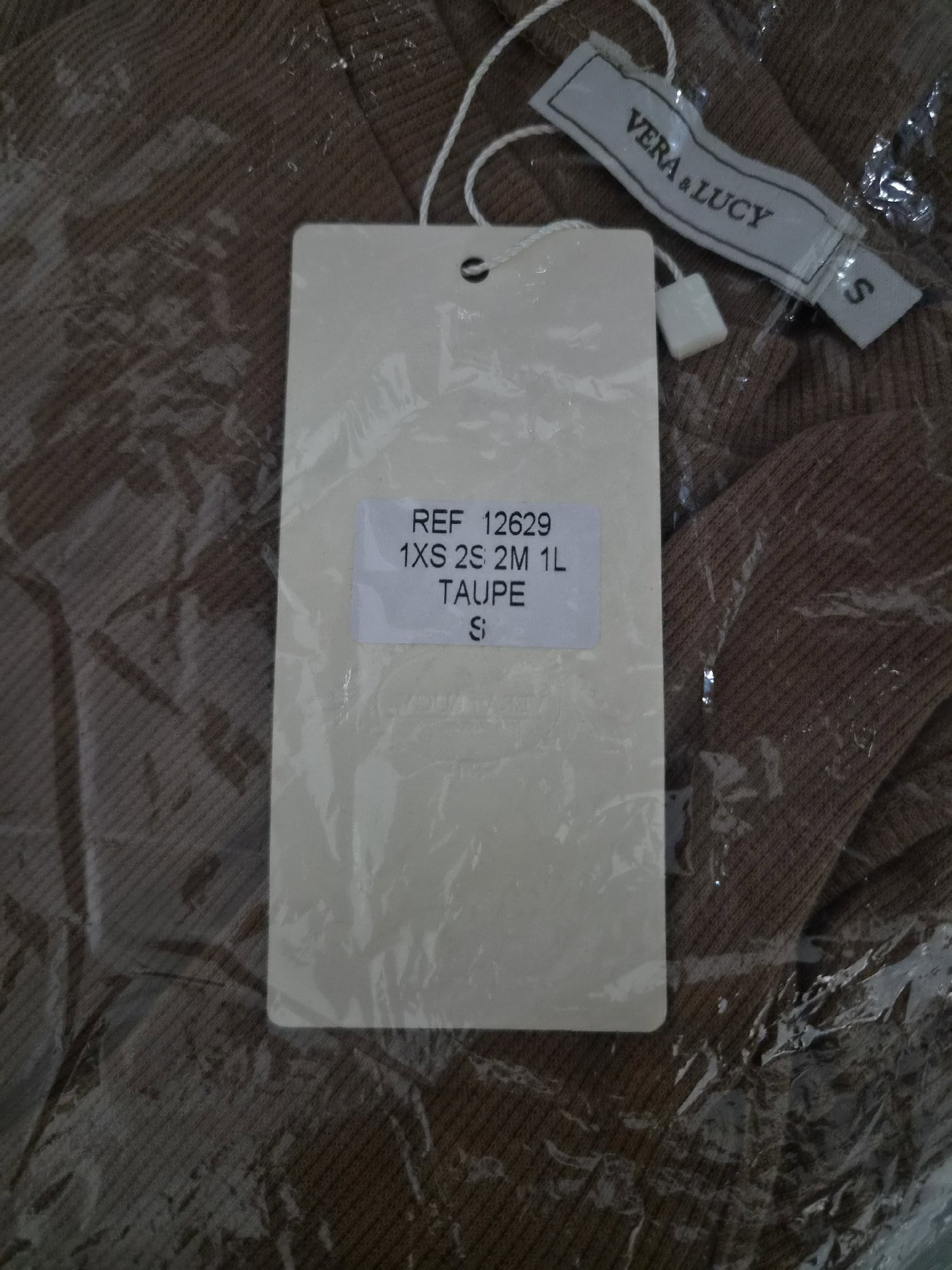 Vera & Lucy Taupe Ruched Sleeveless Dress – Size S, Vera & Lucy, S, New condition — preloved on SilentSale®
