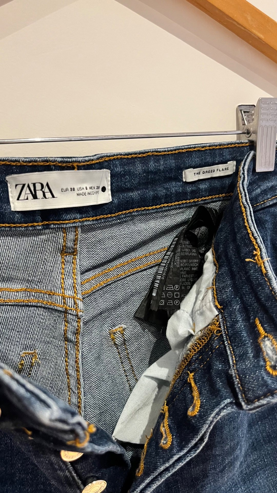 Zara dark blue jeans, Zara, 10, Like New condition — preloved on SilentSale®