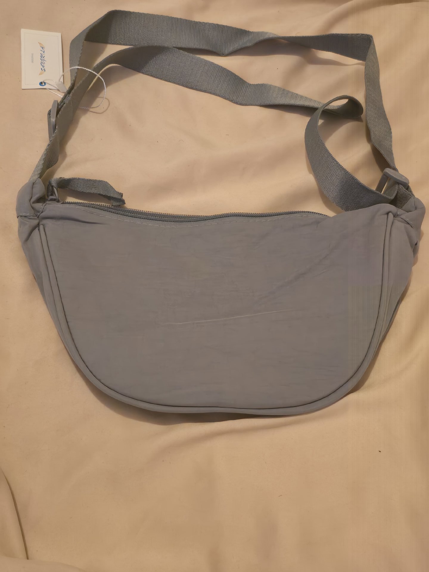 Grey Crossbody Shoulder Bag with Adjustable Strap, Unbranded, One Size, New condition — preloved on SilentSale®