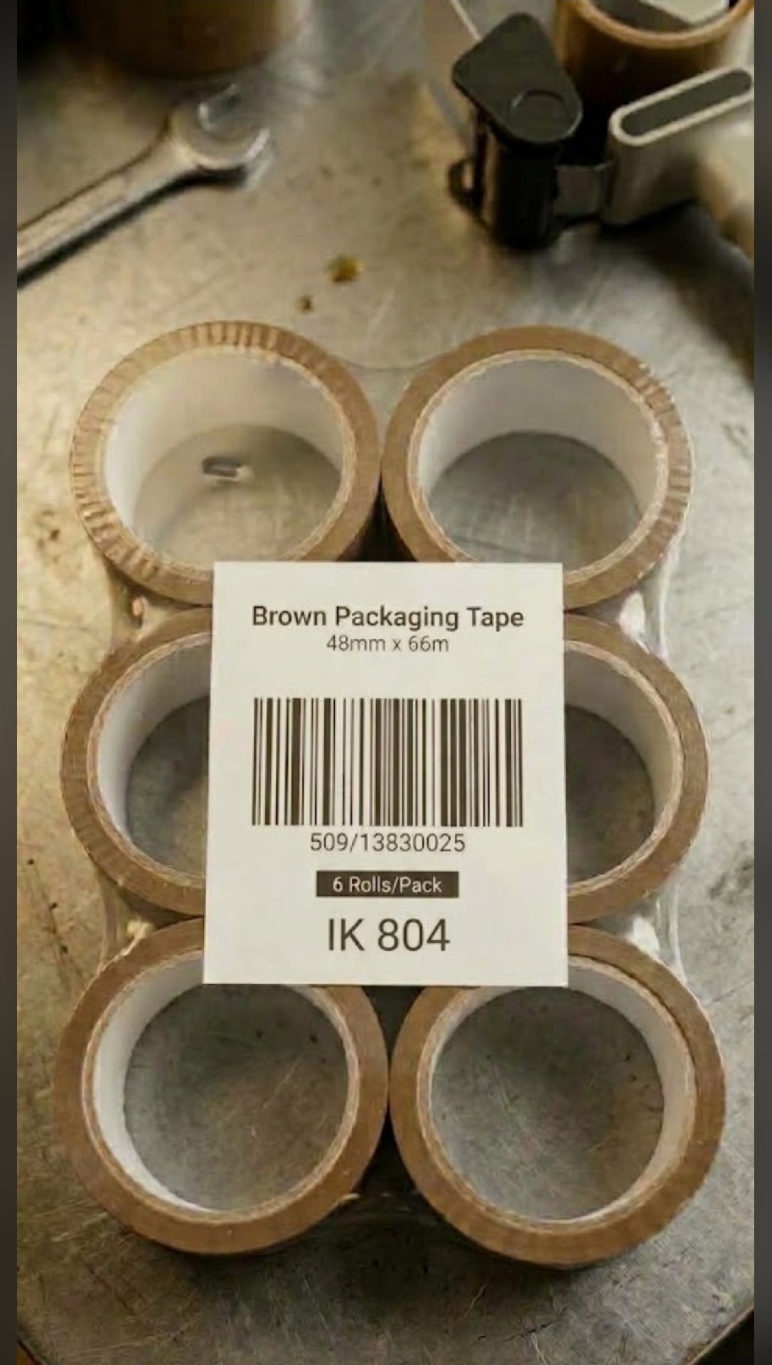 Brown Packaging Tape 48mm x 66m 6 Rolls Pack, Unbranded, Medium, New condition — preloved on SilentSale®
