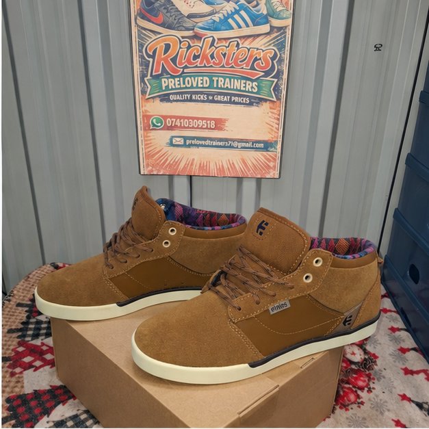 Etnies Men's Jefferson Mid SMU Brown Trainers UK 6, Etnies, 6, Excellent condition — preloved on SilentSale®