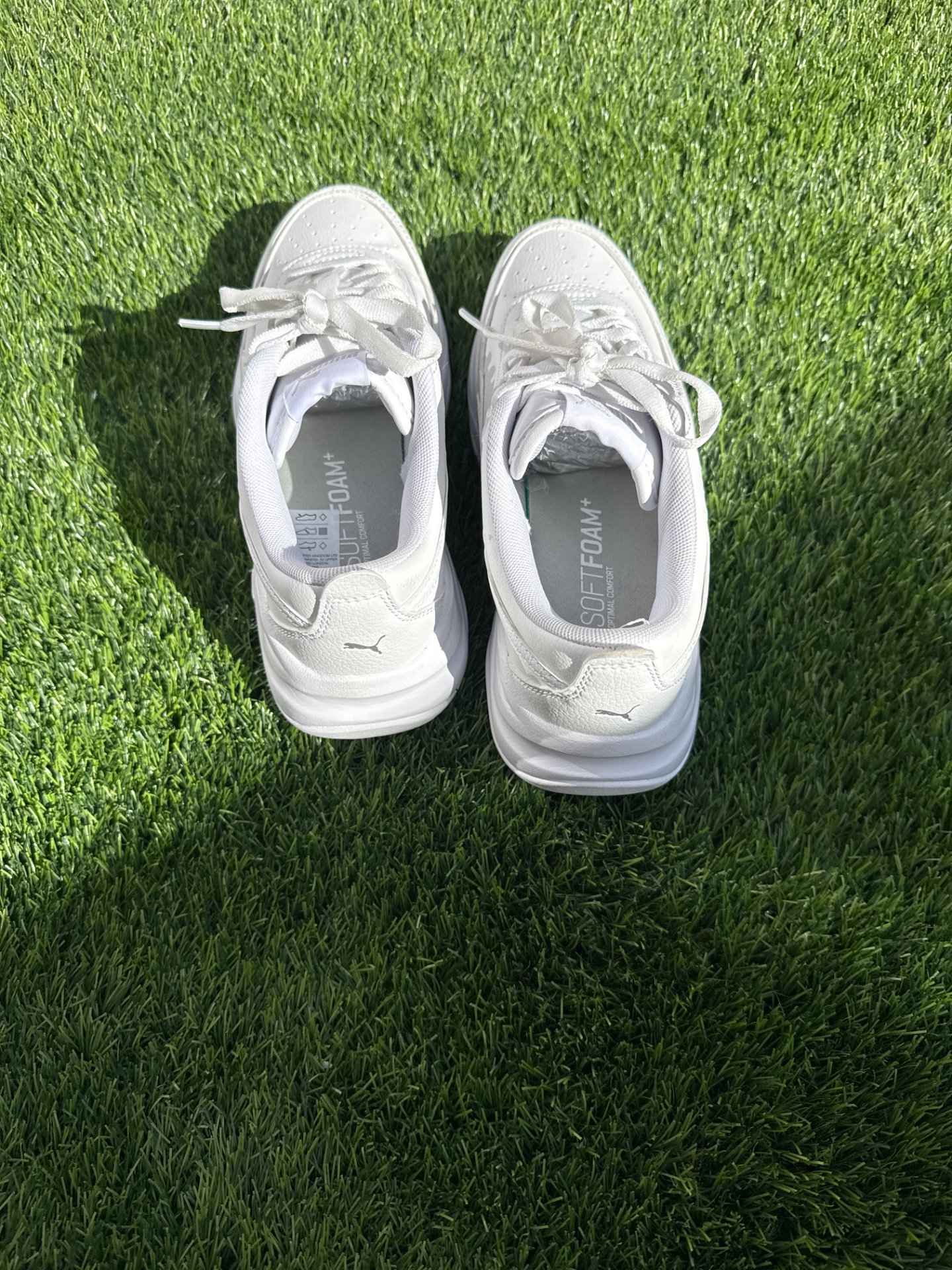 Puma White Trainers UK4, Puma, 4, Excellent condition — preloved on SilentSale®
