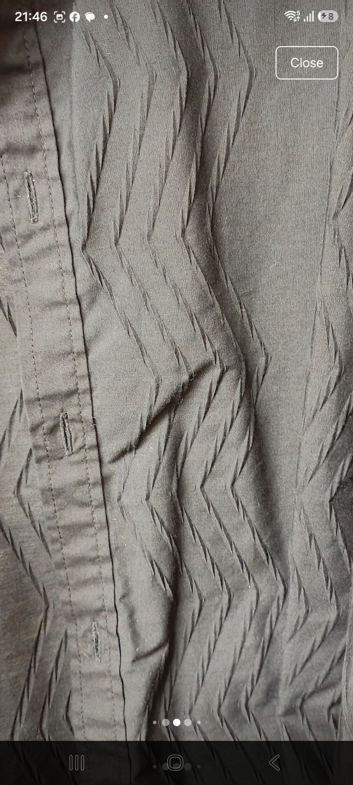 Next Black Textured Long Sleeve Shirt – Size M, Next, M, Excellent condition — preloved on SilentSale®
