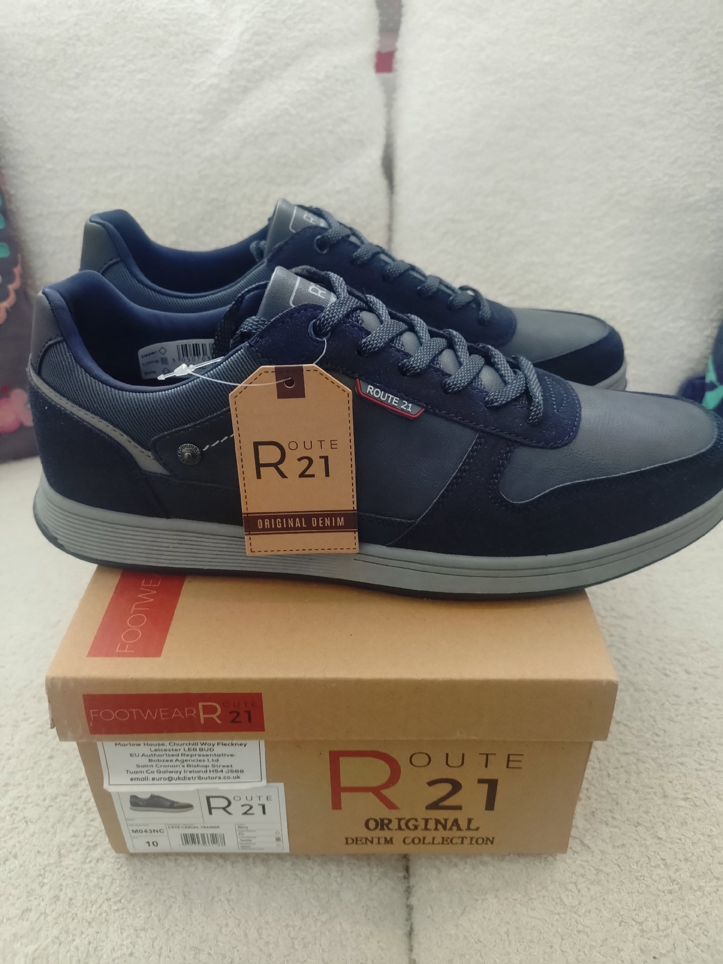 Route 21 Navy Blue Casual Trainers – UK 10, Route 21, 10, New condition — preloved on SilentSale®