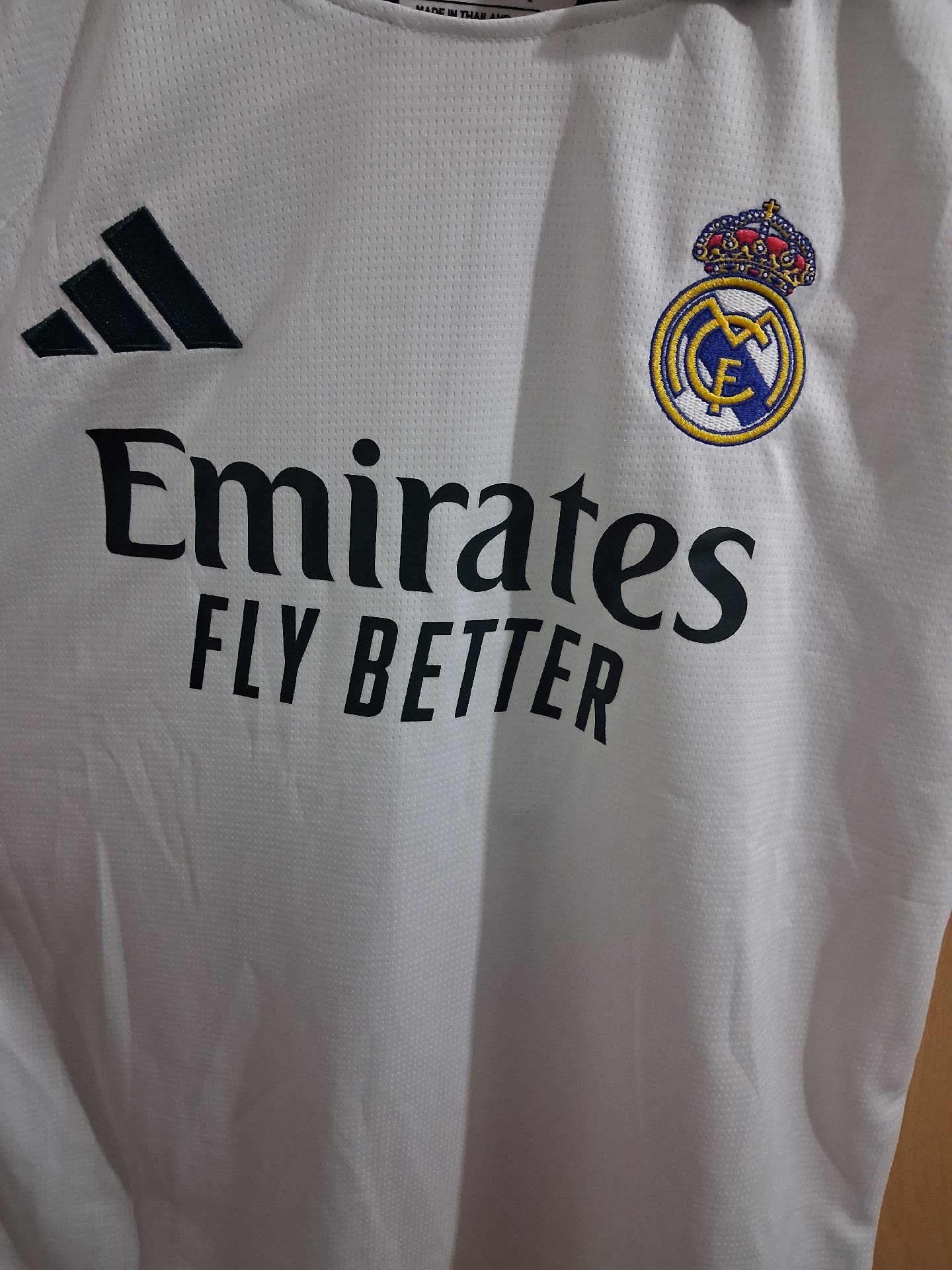 Adidas Real Madrid Football Shirt White Burgundy – Size S, Adidas, S, New condition — preloved on SilentSale®