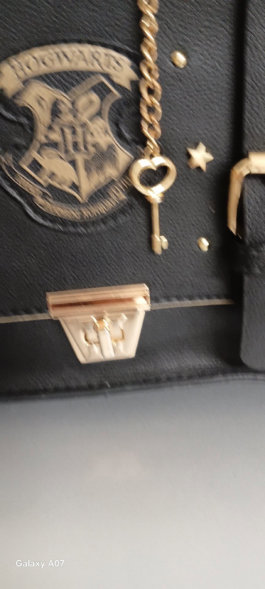 Harry Potter Black Hogwarts Satchel Bag with Gold Details, Harry Potter, One Size, Excellent condition — preloved on SilentSale®