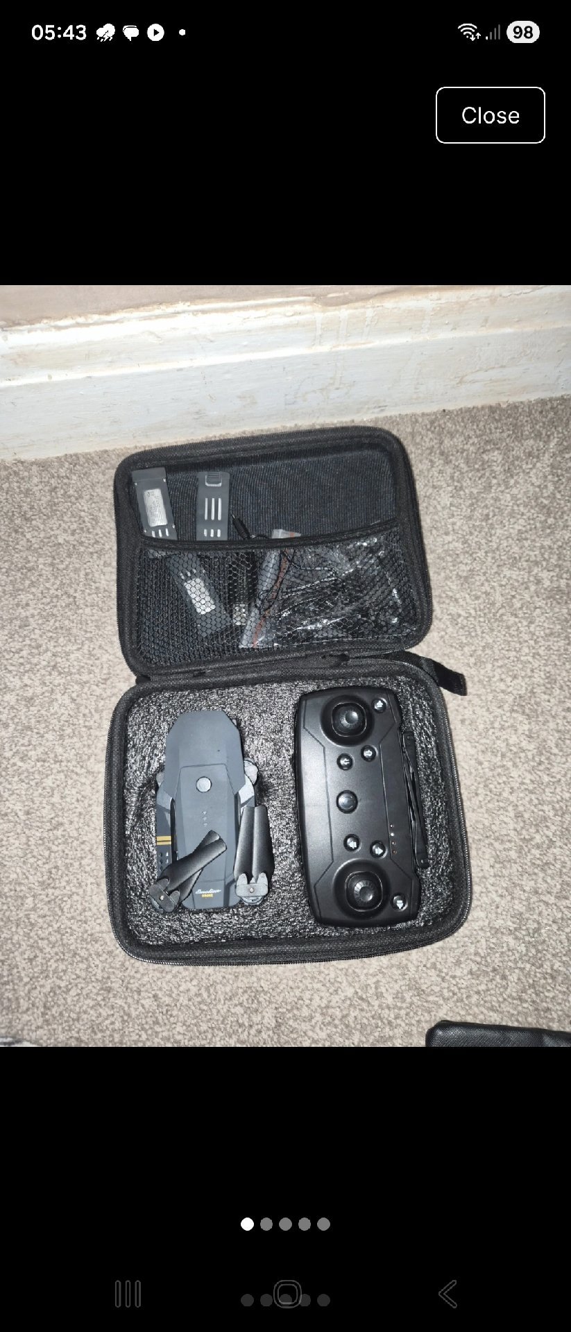 Compact Drone with Remote Controller and Carry Case, Persol, Under 250g (C0), New condition — preloved on SilentSale®