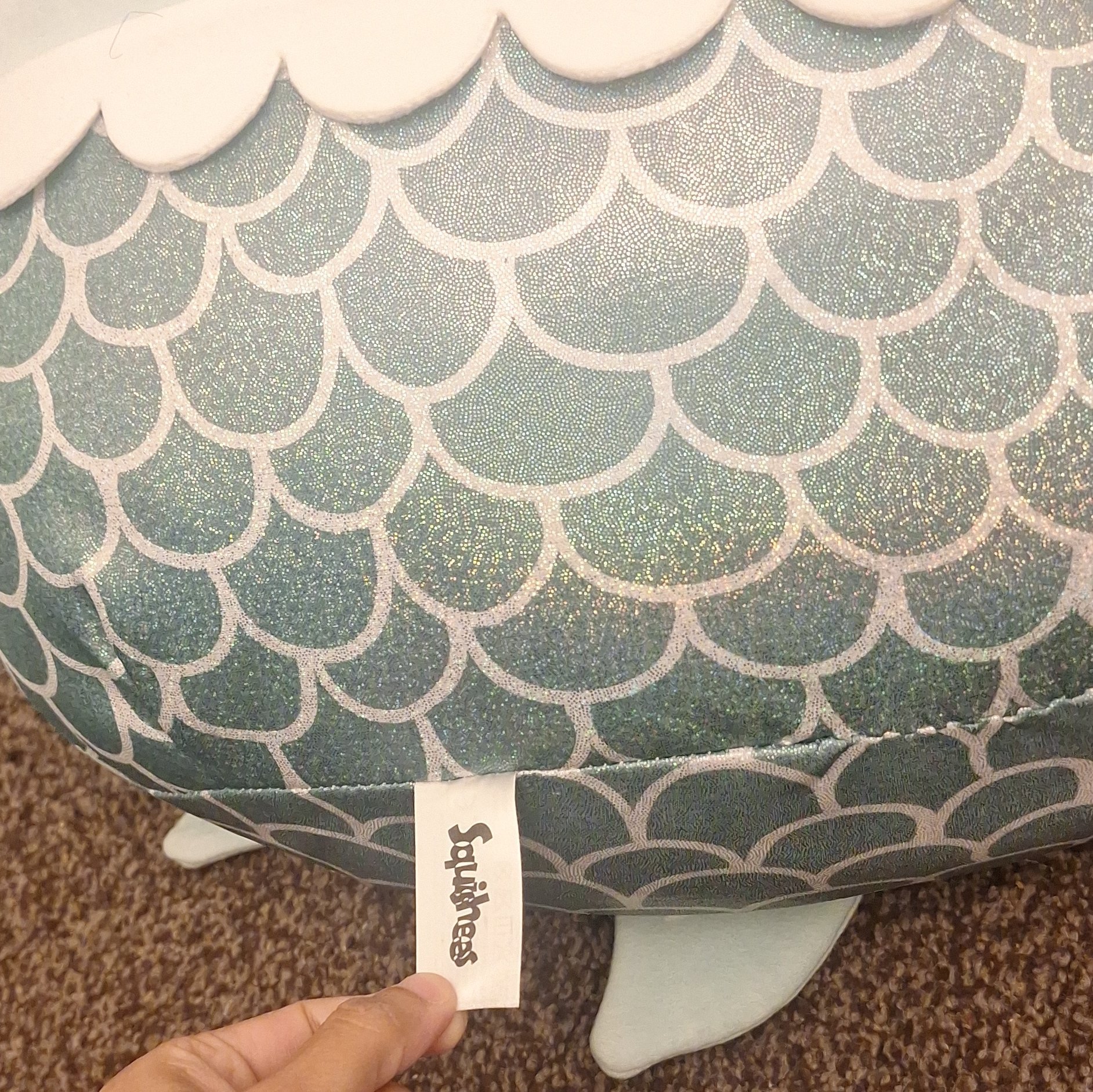 Squishmallows Bunny Mermaid Plush Cushion, Squishmallows, 5 years, Like New condition — preloved on SilentSale®