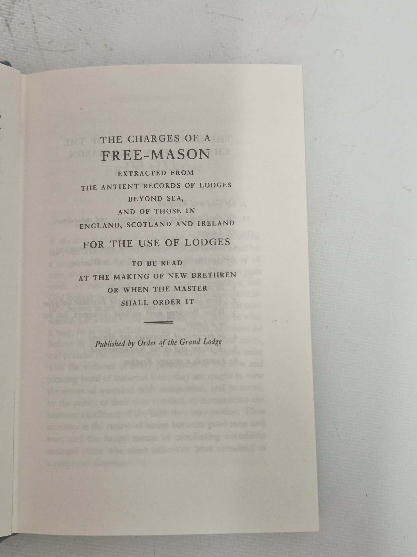 Hardcover book titled 'Constitutions' published by the United Grand Lodge of England, 1970, Lodge, One Size, Excellent condition — preloved on SilentSale®