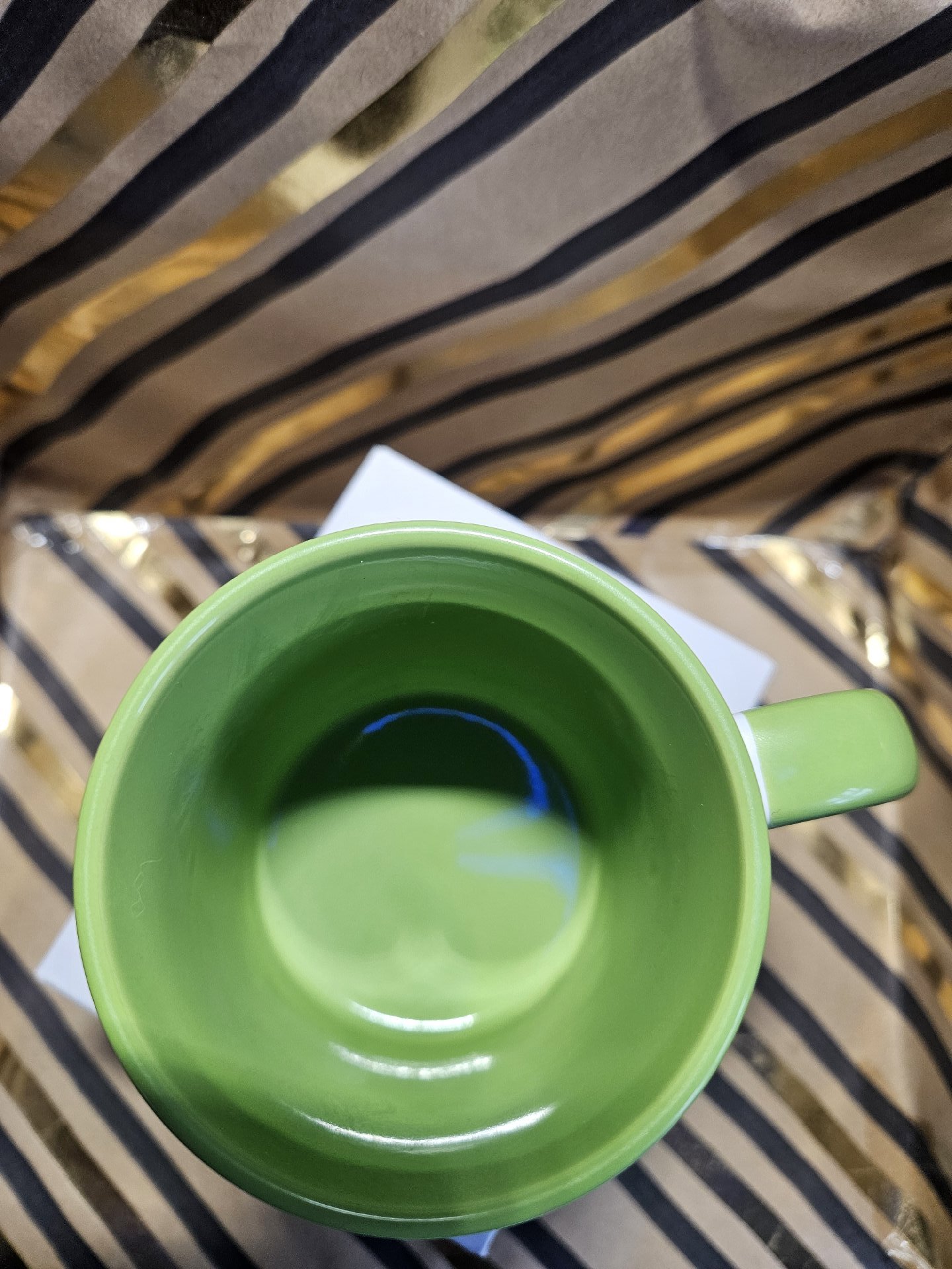 Ceramic Mug I Love Cappuccino More Than People Green Handle, Unbranded, One Size, New condition — preloved on SilentSale®