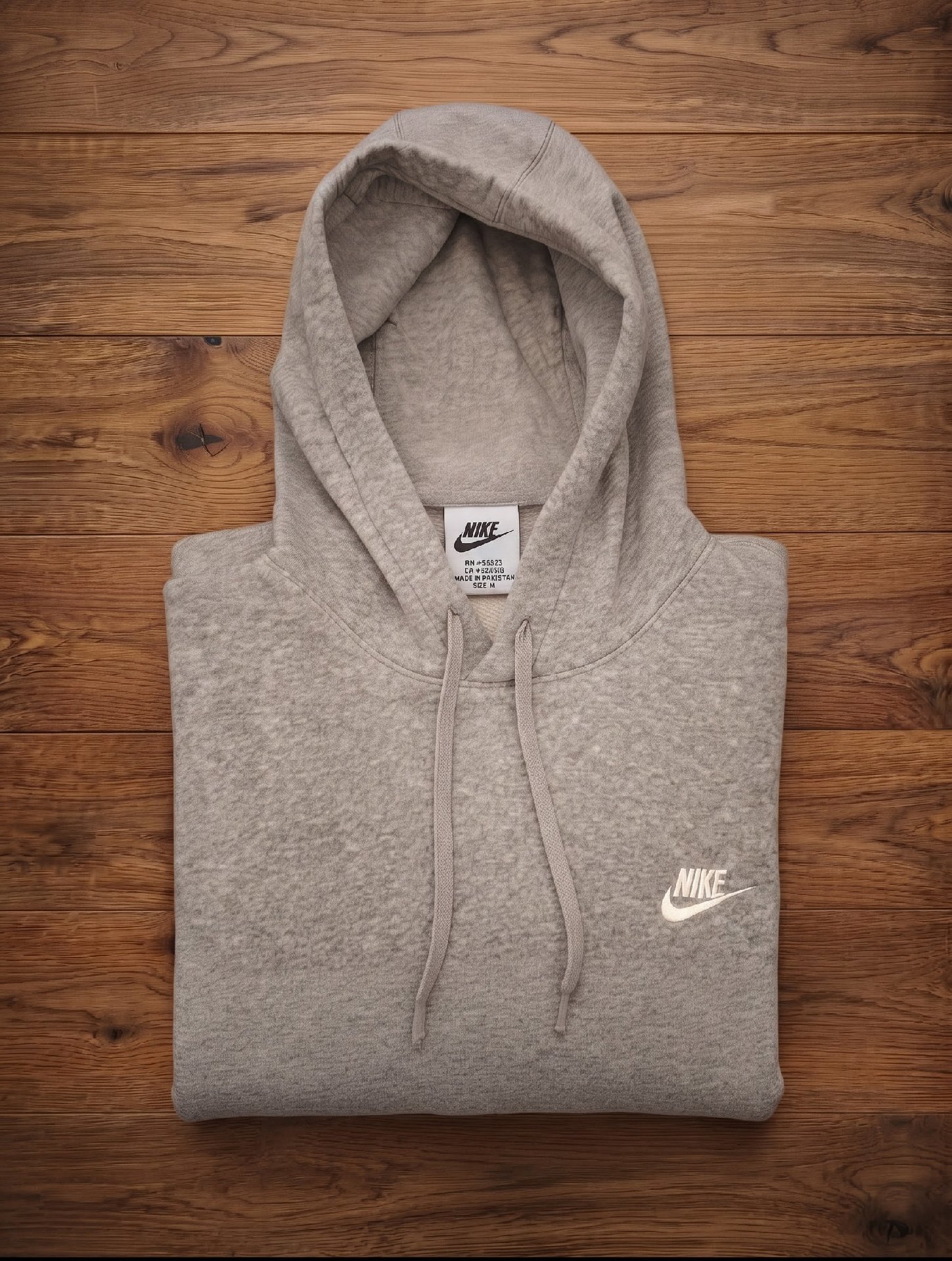 Nike Grey Fleece Hoodie — Size S, Nike, S, Good condition — preloved on SilentSale®