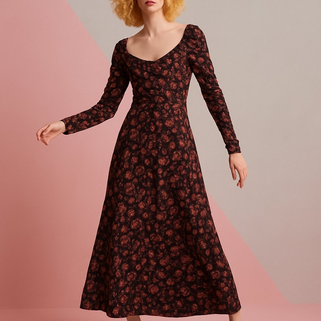 Paisley Print Supersoft Midi Dress OL534, Simply Be, 10, New condition — preloved on SilentSale®