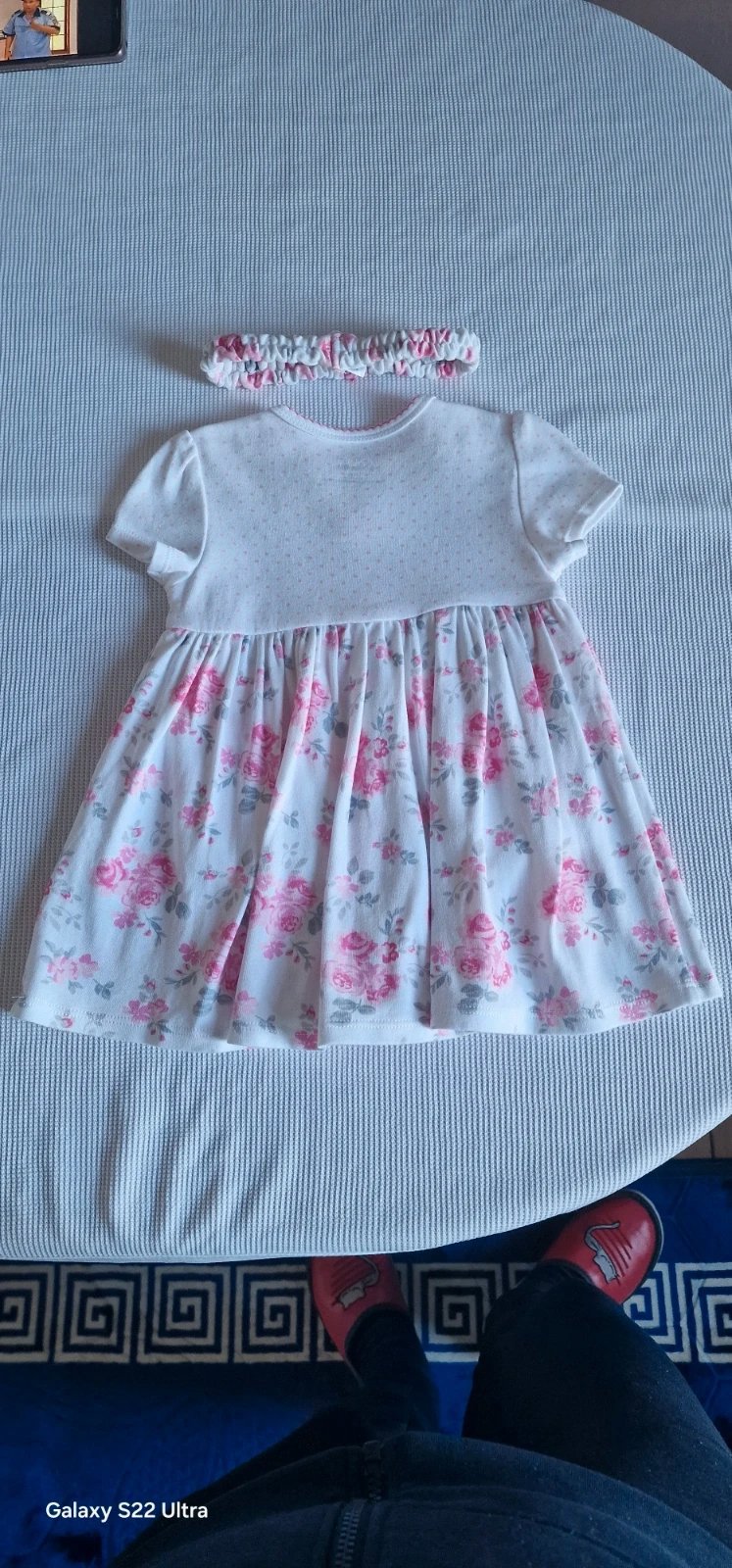 Girls dress, Little Me, 6-9 months / 68 cm, Excellent condition — preloved on SilentSale®