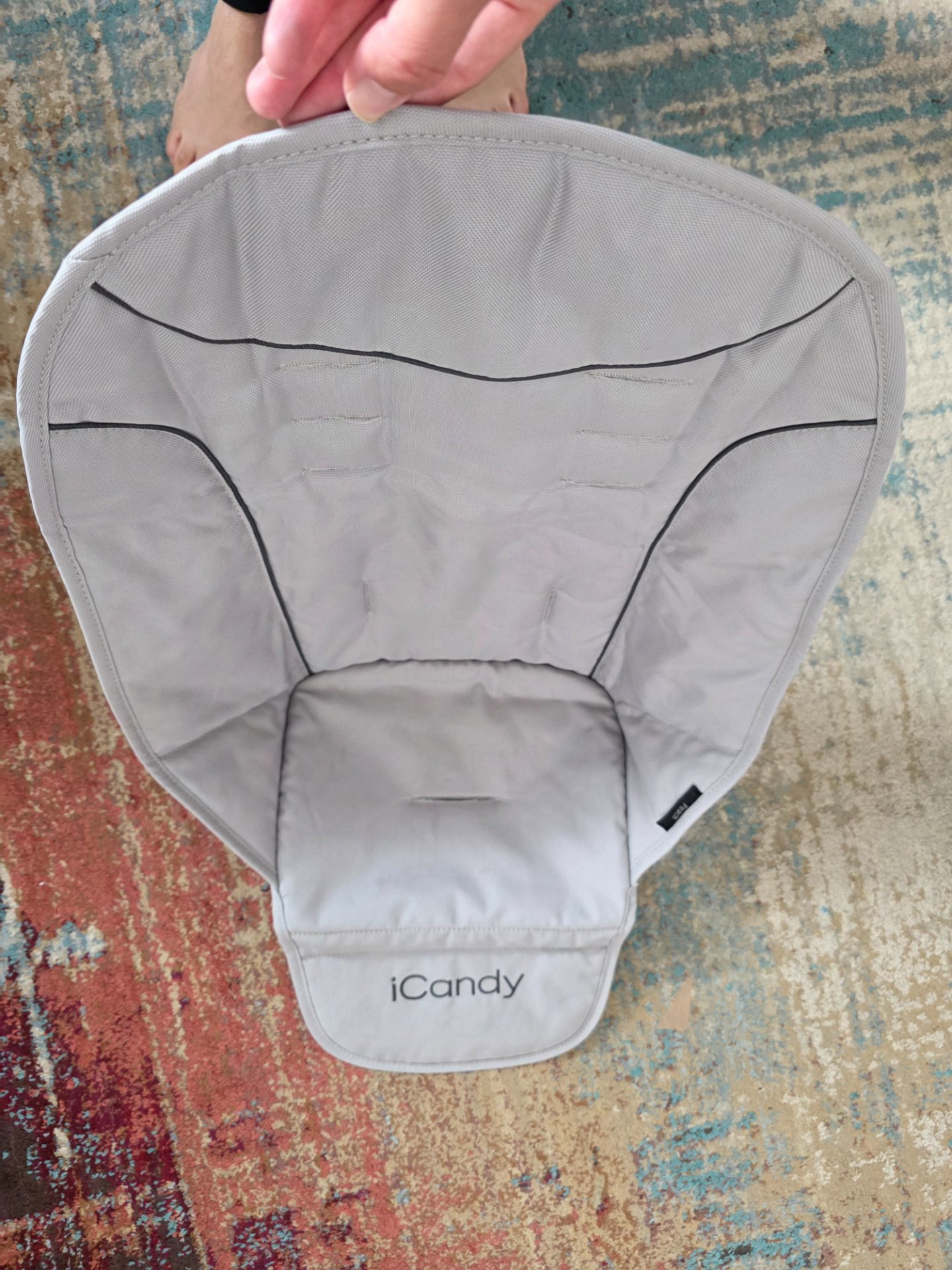 iCandy Grey Pushchair Seat Liner, iCandy, One Size, Excellent condition — preloved on SilentSale®