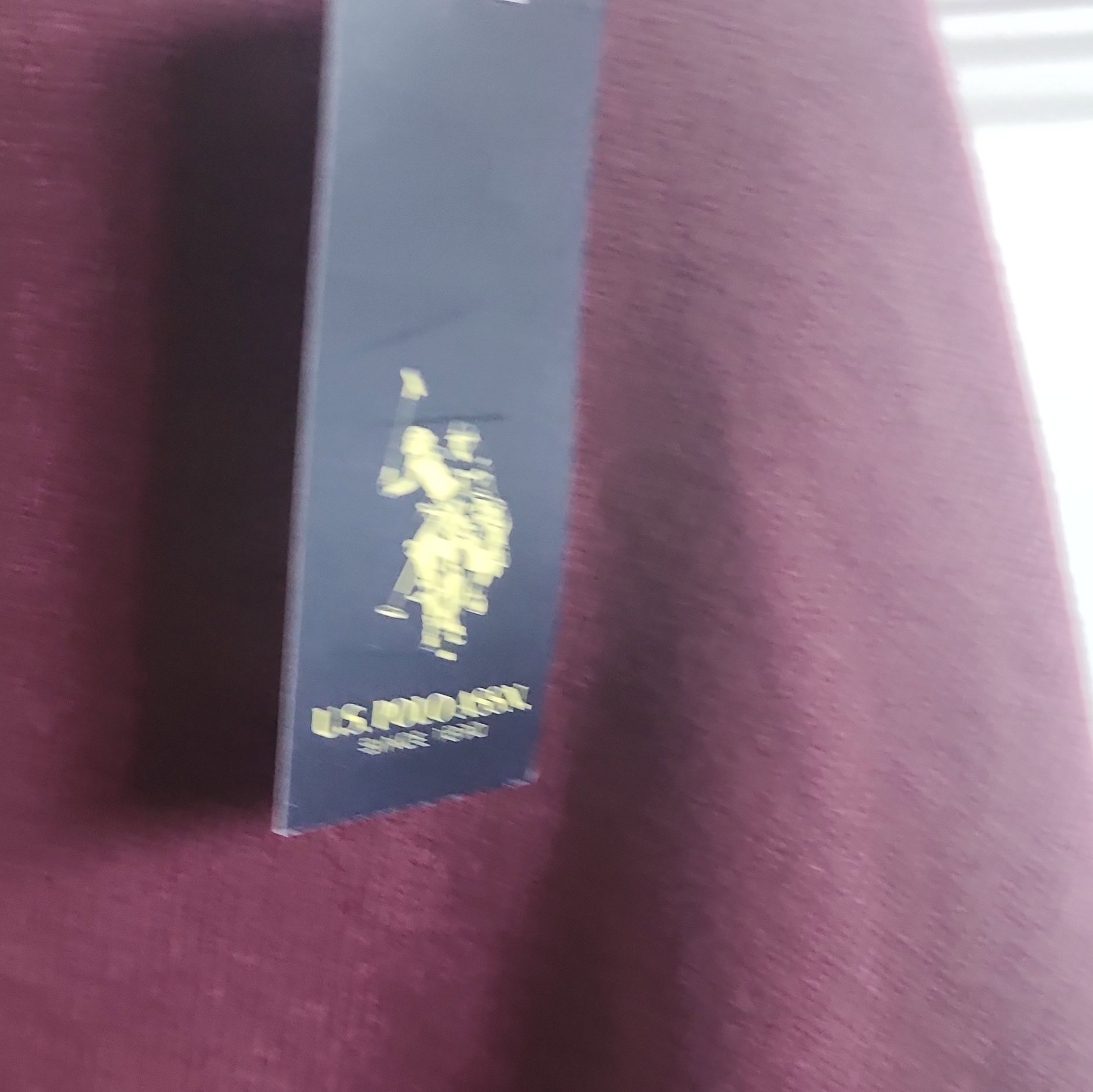 U.S. Polo Assn. Burgundy Half Zip Jumper, U.S. Polo Assn, XL, New condition — preloved on SilentSale®