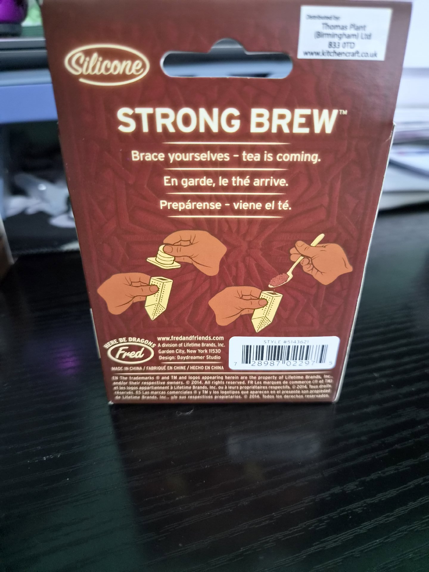 Fred Strong Brew Silicone Tea Infuser, Fred, Small, Like New condition — preloved on SilentSale®