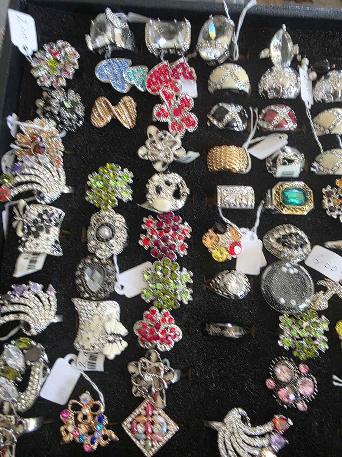 Assorted Costume Rings and Earrings Mixed, Assorted, One Size, Excellent condition — preloved on SilentSale®