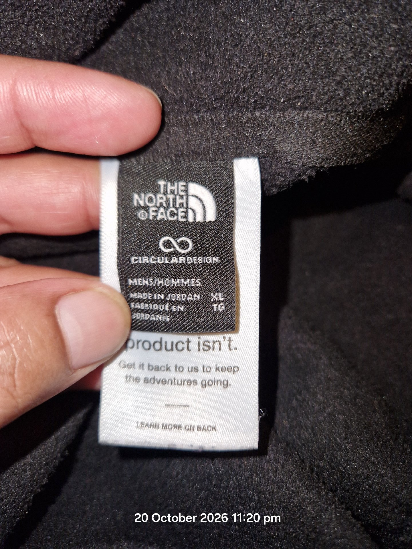 The North Face Black Fleece Jacket XL, The North Face, XL, Excellent condition — preloved on SilentSale®