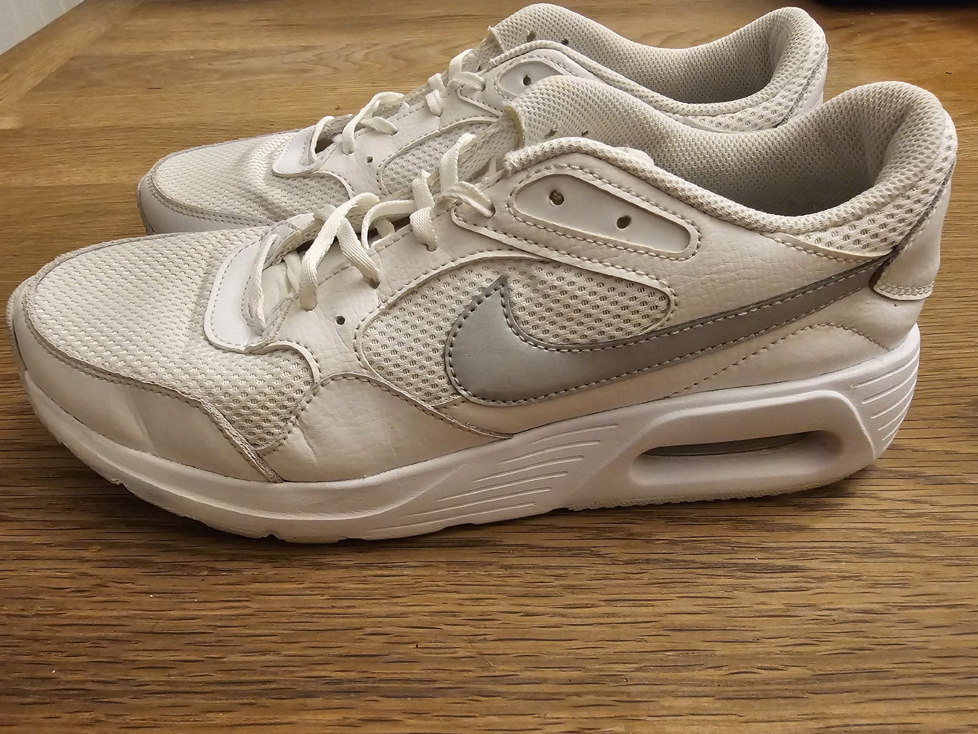 Nike Women Air Max Sc White Metalic Platnium CW4554-100 UK 8, Nike, 8, Good condition — preloved on SilentSale®