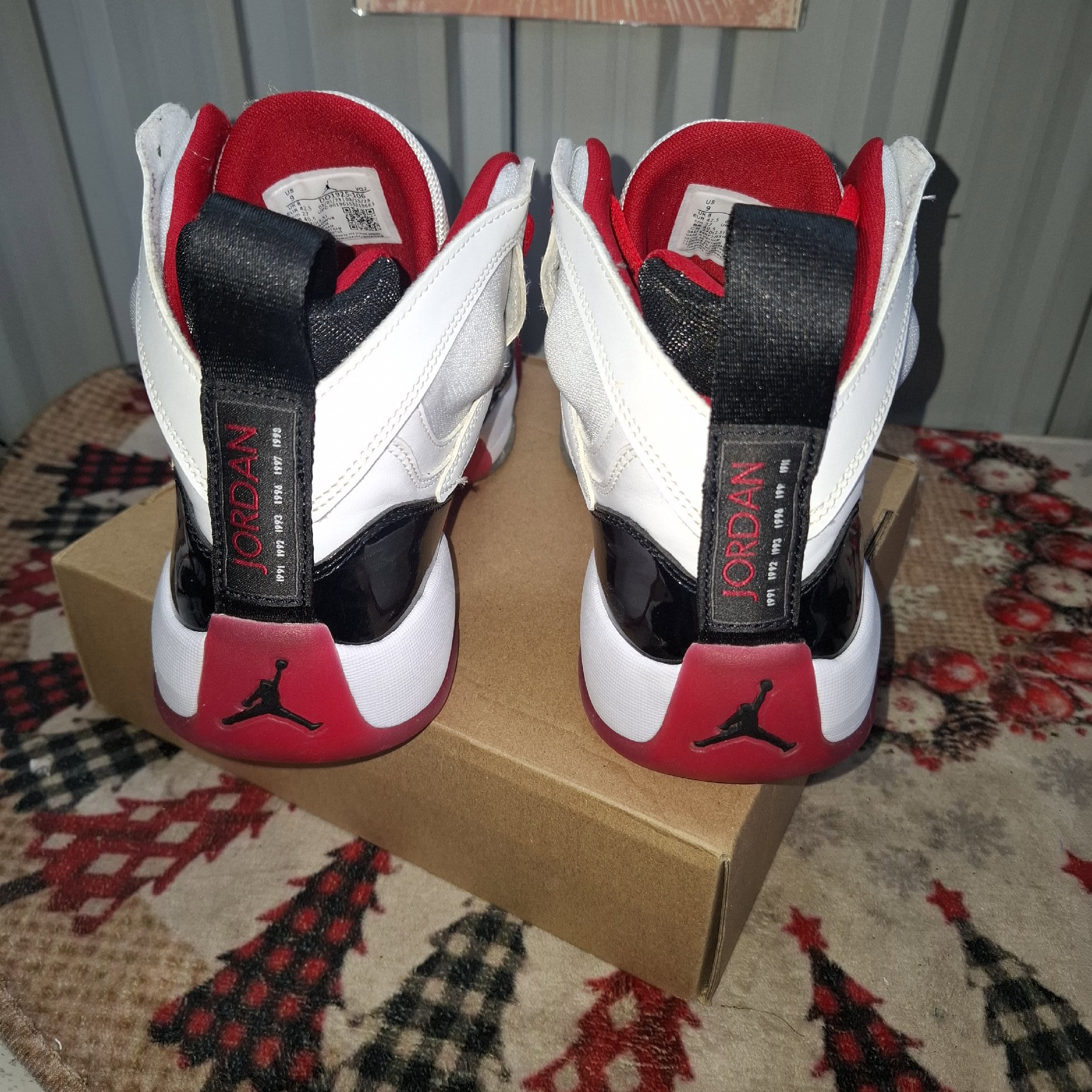 Air Jordan 6 Retro White Red Black Trainers, Jordan, 8, Good condition — preloved on SilentSale®