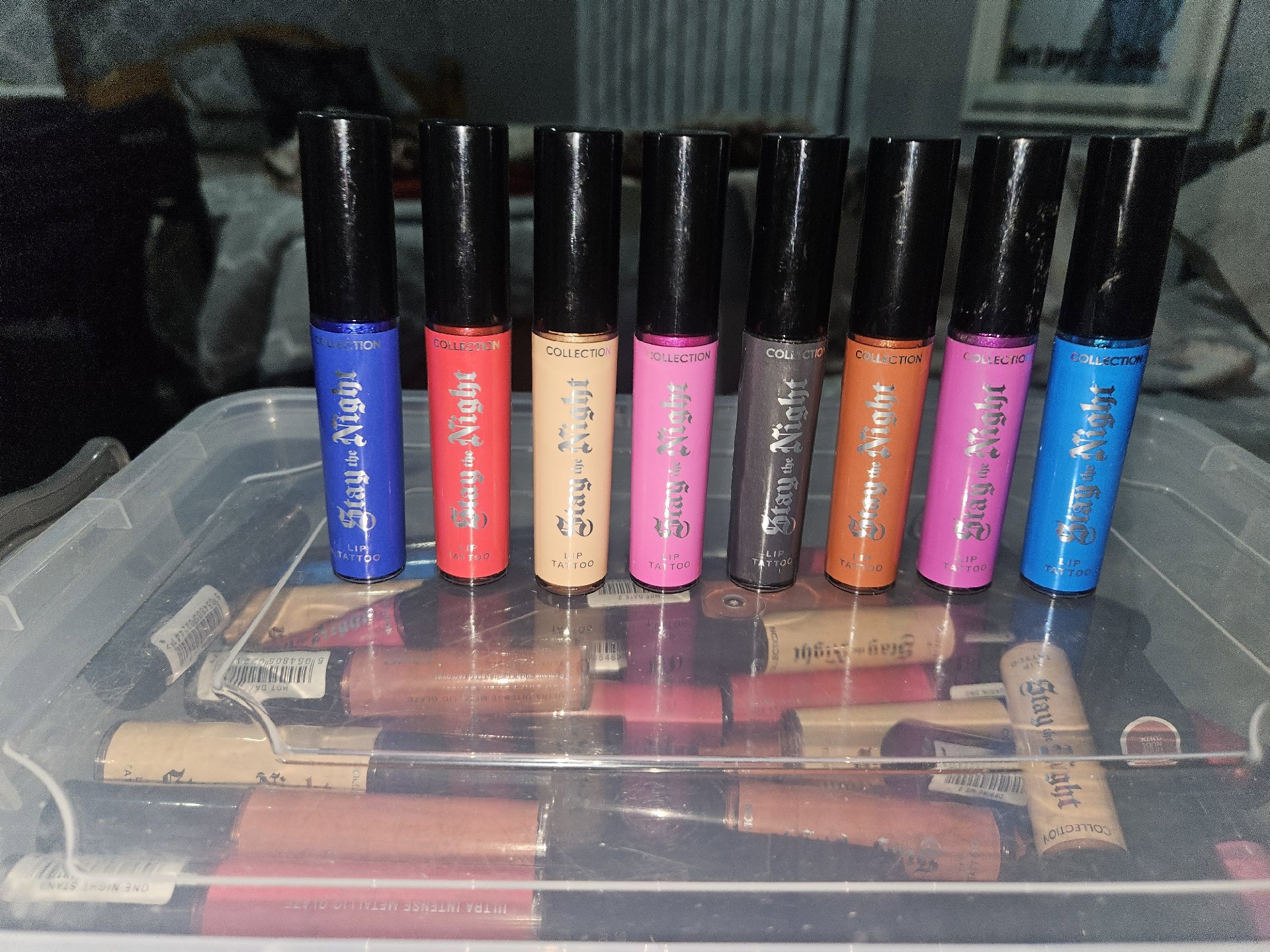 Collection Stay All Night Lip Tattoo x 8Liquid Lipsticks Set, Collection, 3.5 ml, Good condition — preloved on SilentSale®
